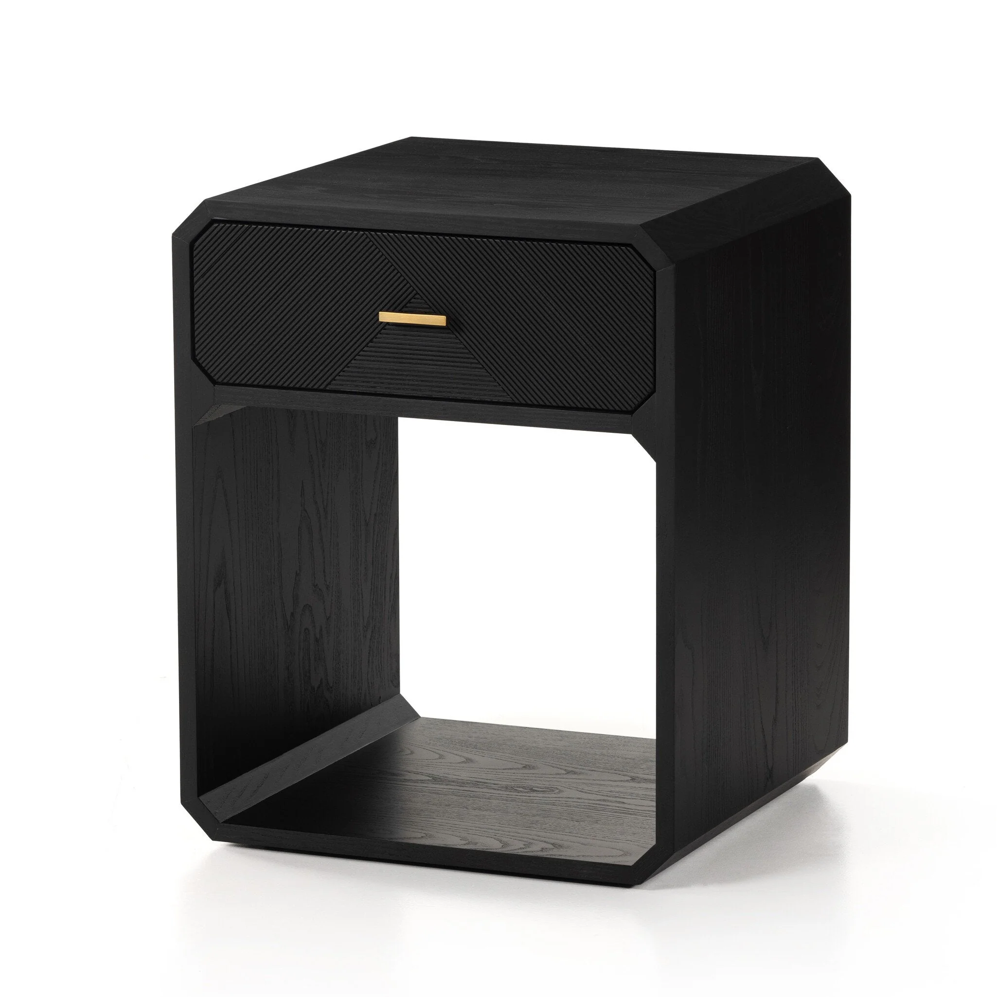 Caspian Nightstand - Black Ash Veneer - Image 2