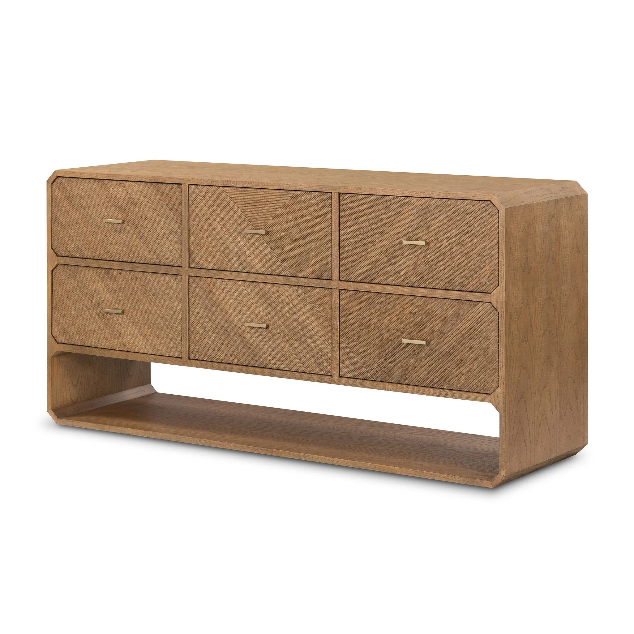 Caspian 6 Drawer Dresser - Natural Ash - Image 2