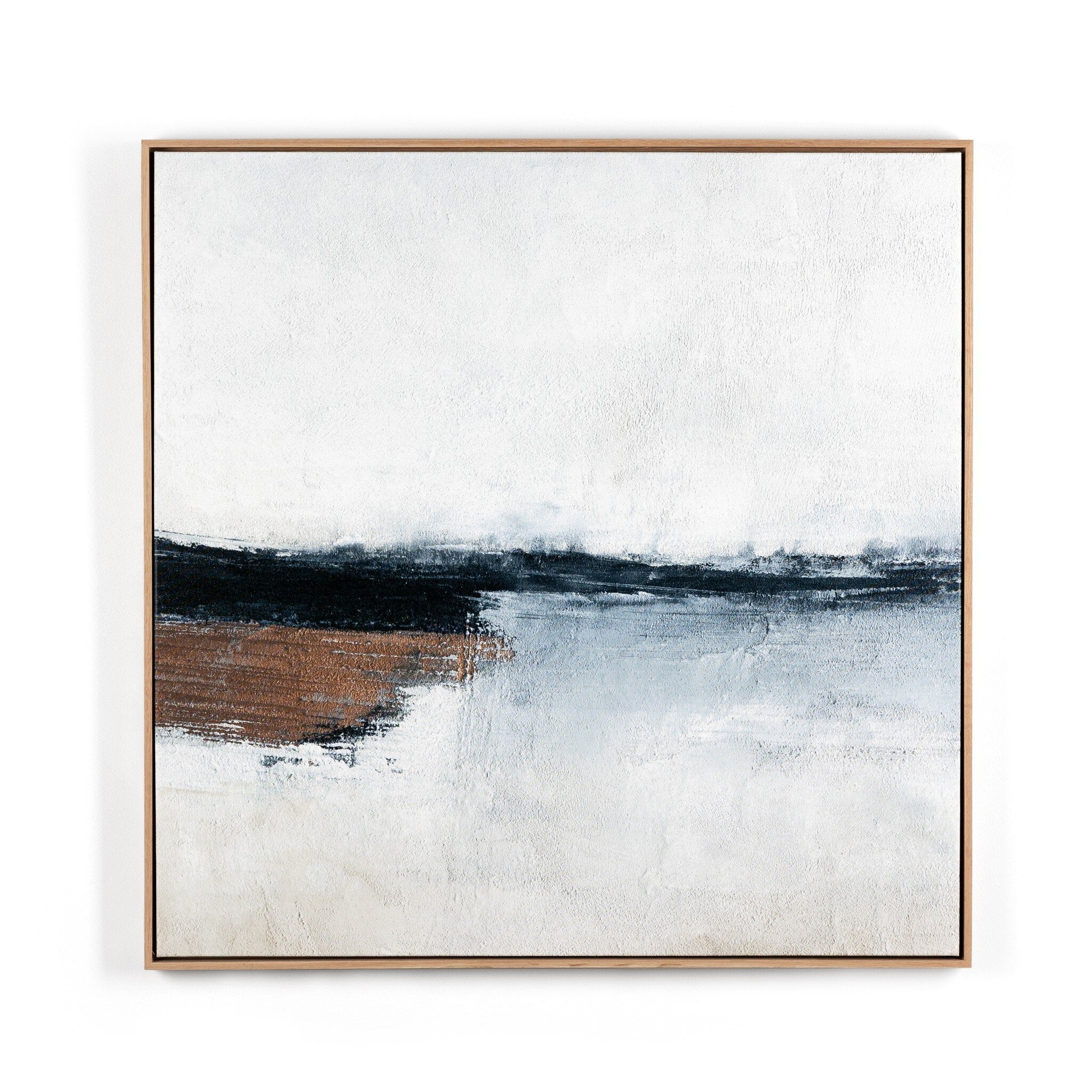 Immerse by Melanie Biehle - Vertical Grain White Oak Floater - Image 1