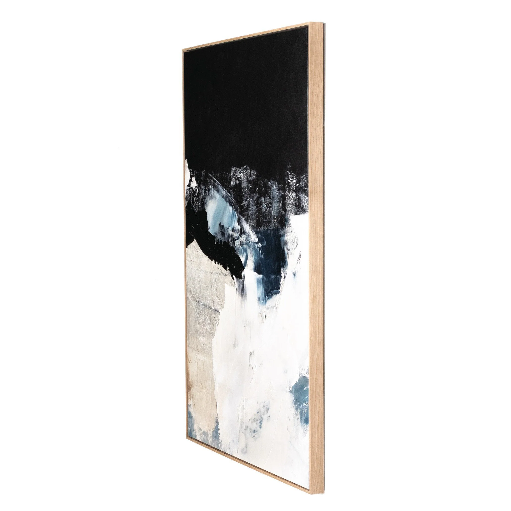 The Weight Of Silence by Melanie Biehle - Vertical Grain White Oak Floater - Image 2