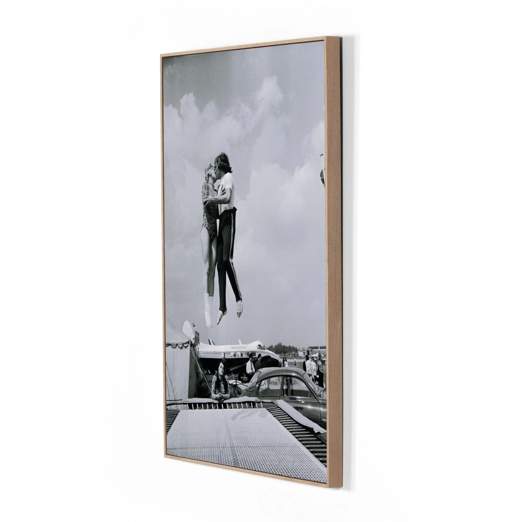 Head In The Clouds by Getty Images - Vertical Grain White Oak Floater - Image 2