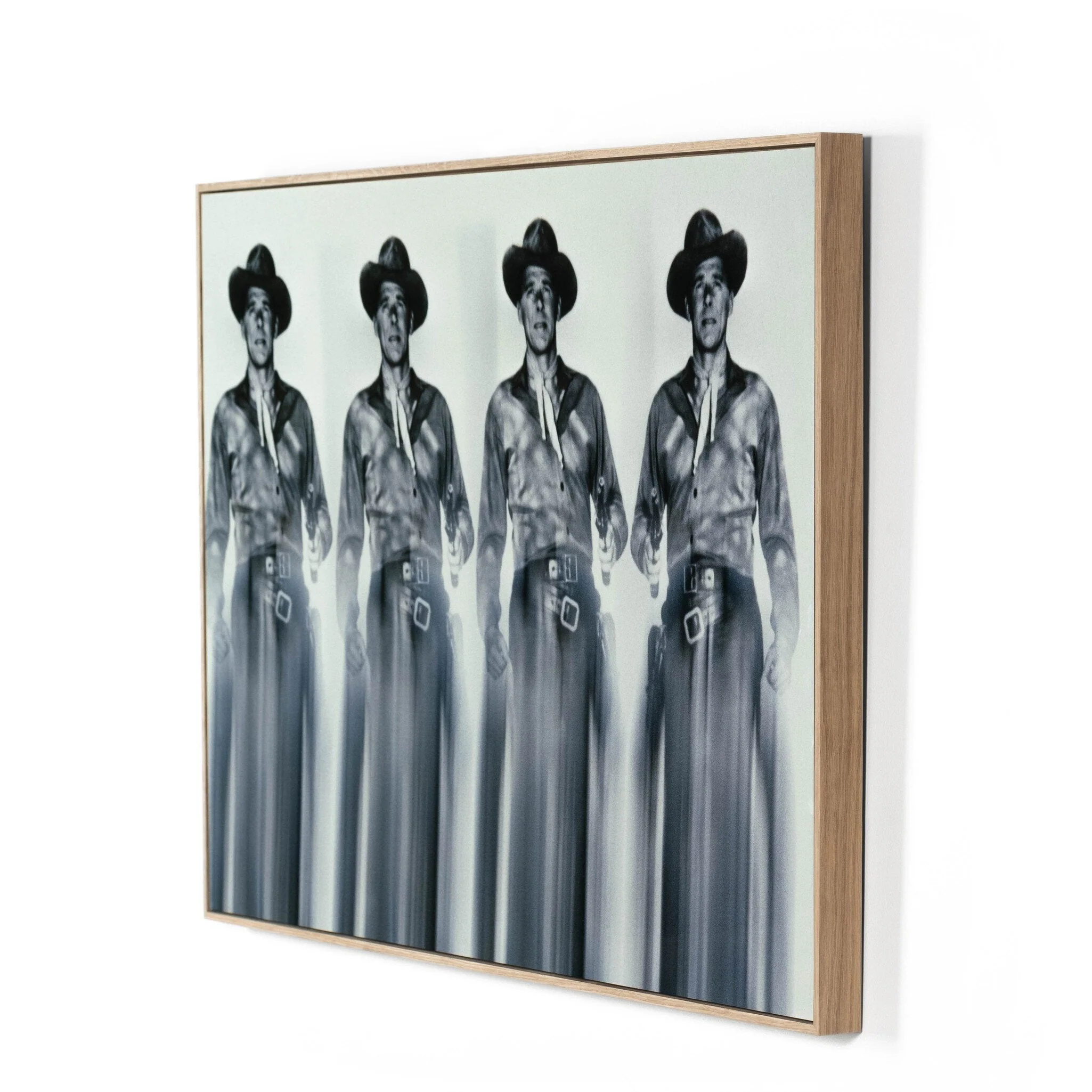 Ronald Reagans by Getty Images - Vertical Grain White Oak Floater - Image 2