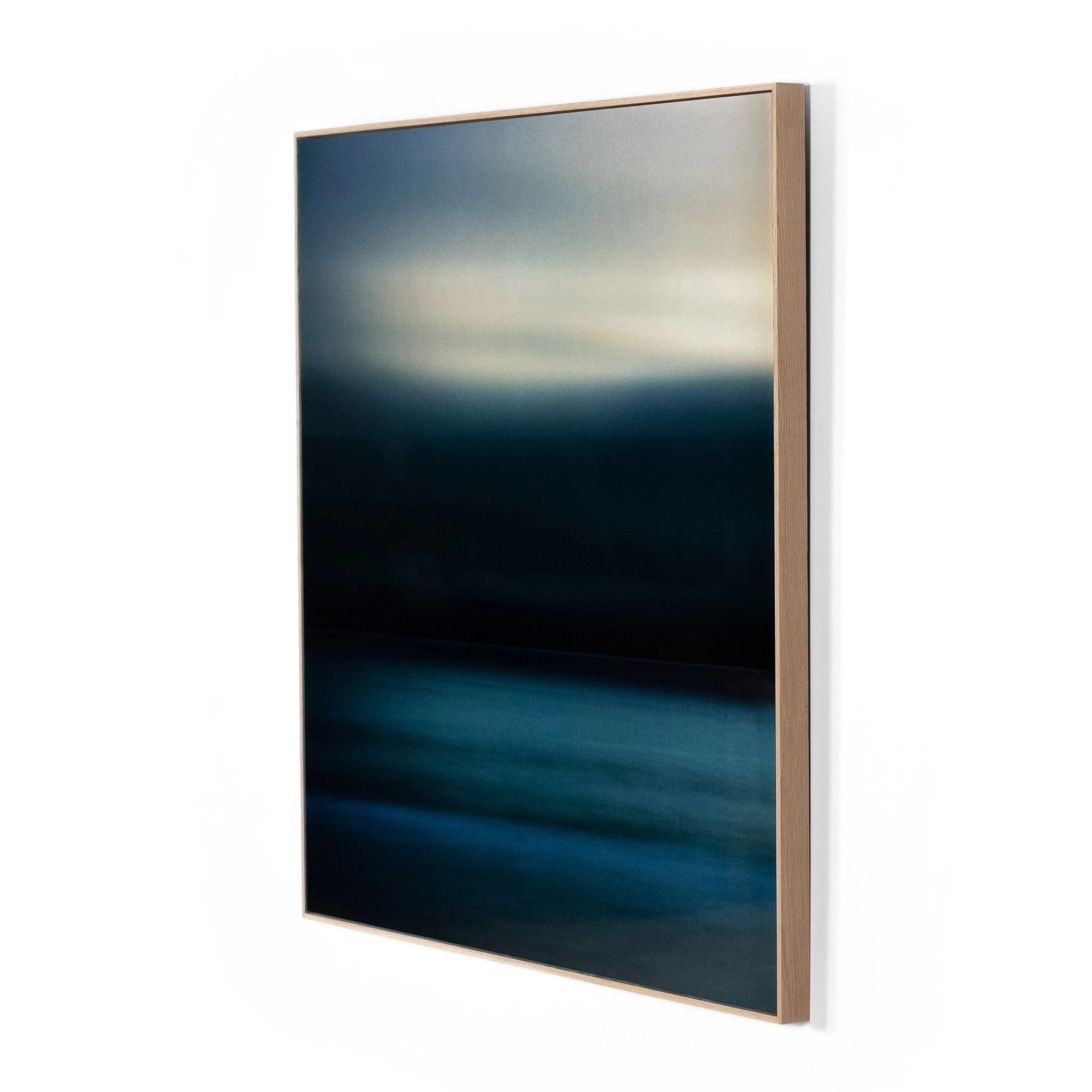 Storm Over The Pacific Ocean by Getty Images - Vertical Grain White Oak Floater - Image 2