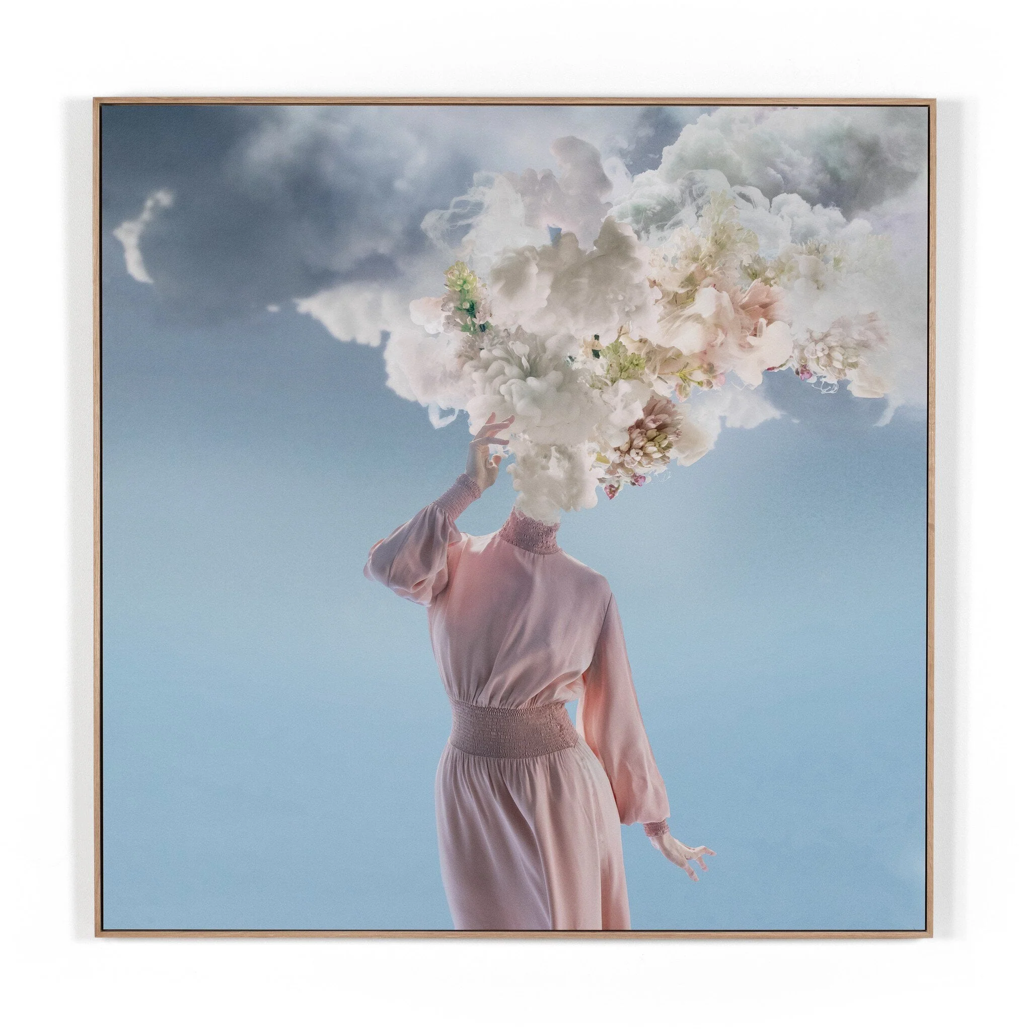 Melted Woman by Getty Images – Vertical Grain White Oak Floater