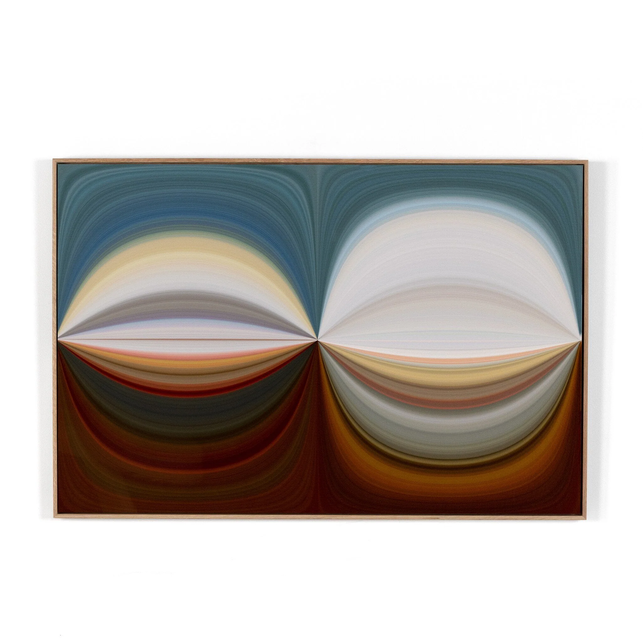 Abstract Curves by Getty Images – Vertical Grain White Oak Floater