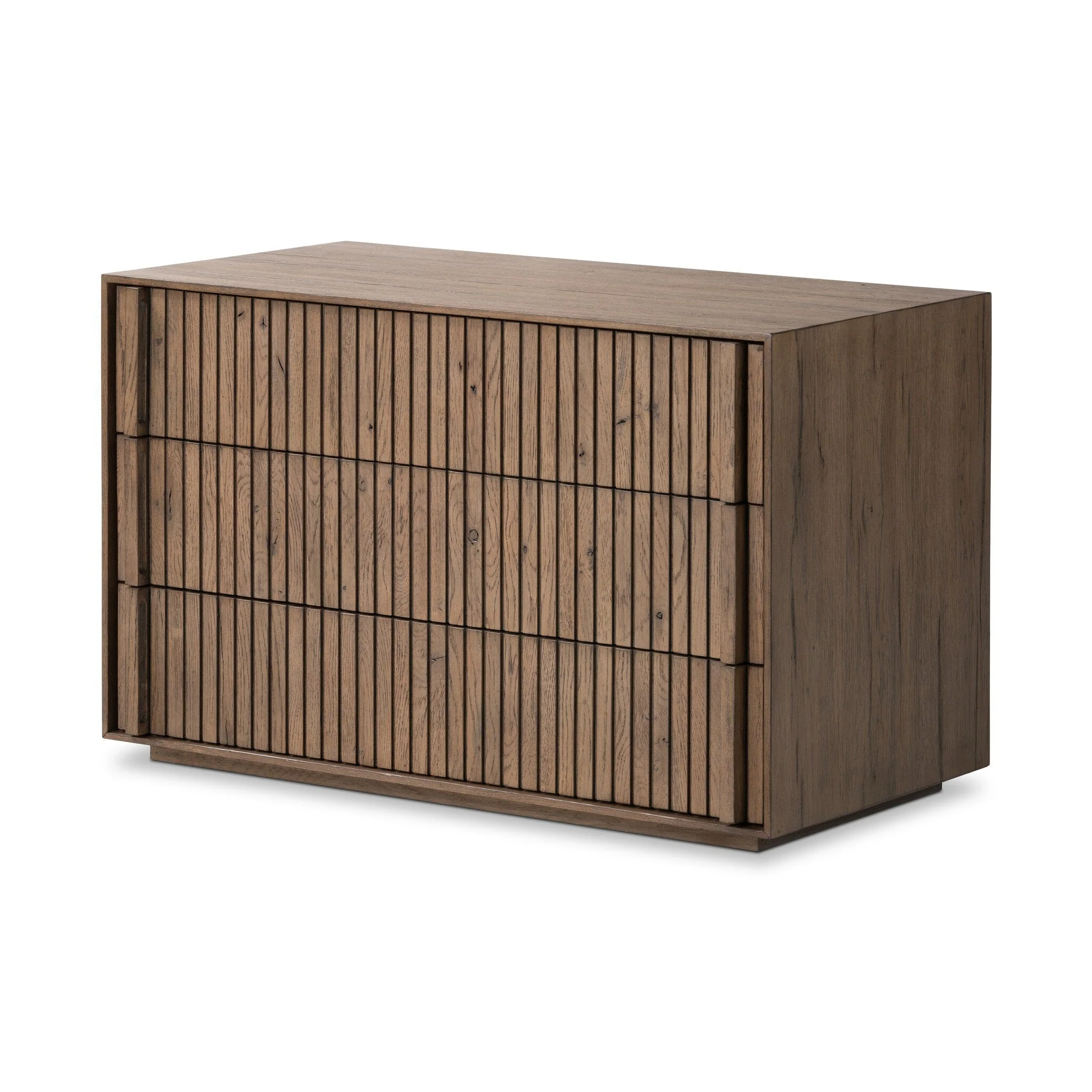 Leo Nightstand - Rustic Grey Veneer - Image 2