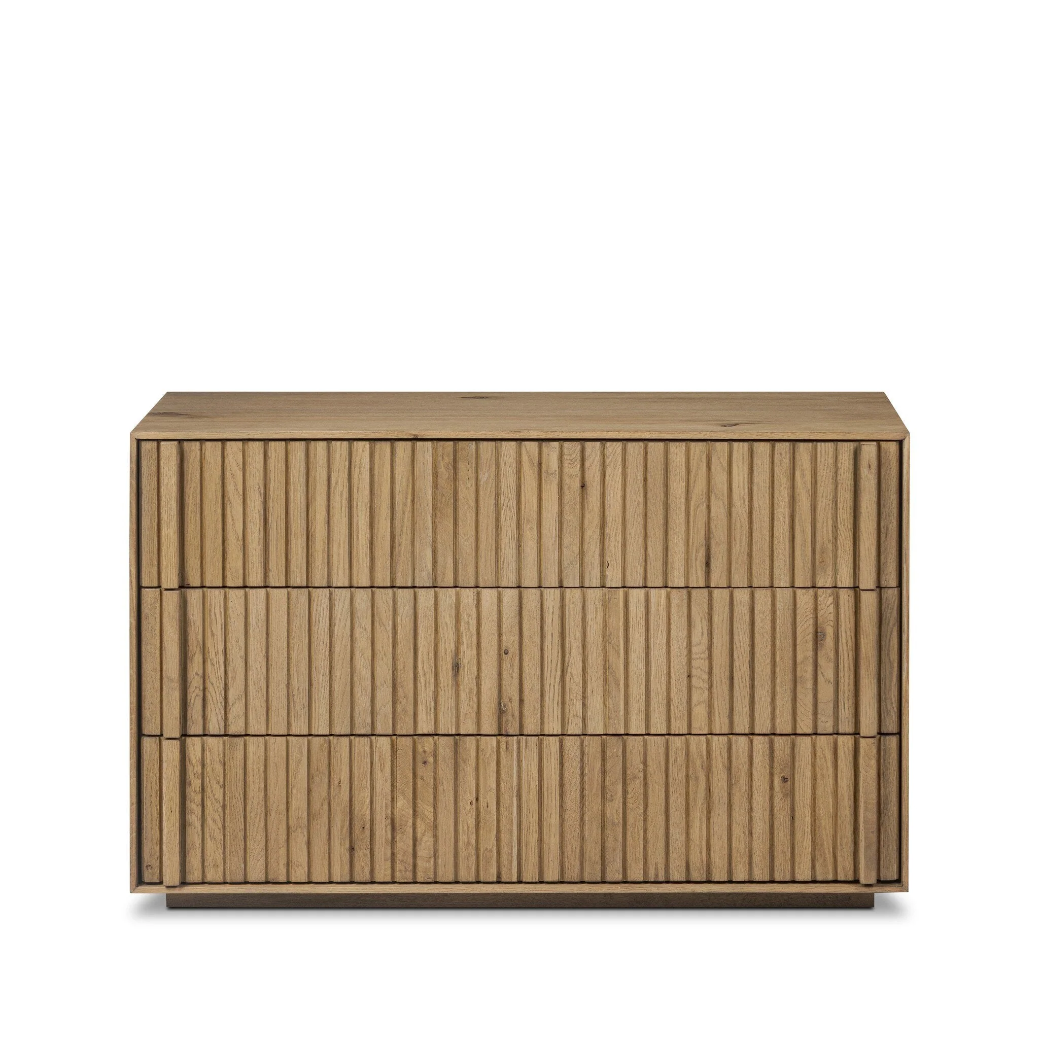 Leo Nightstand - Rustic Light Natural Oak Veneer - Image 1