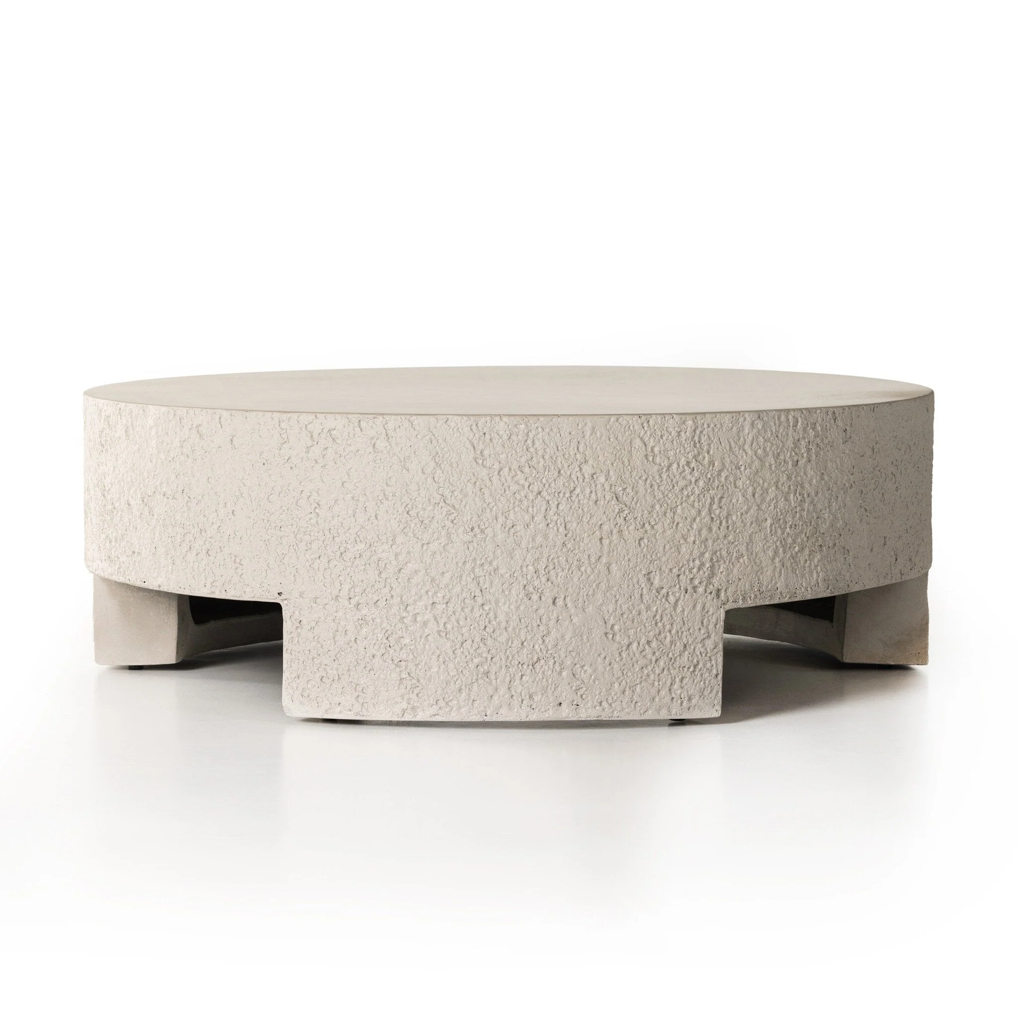 Kember Outdoor Coffee Table - Matte Stone - Image 1