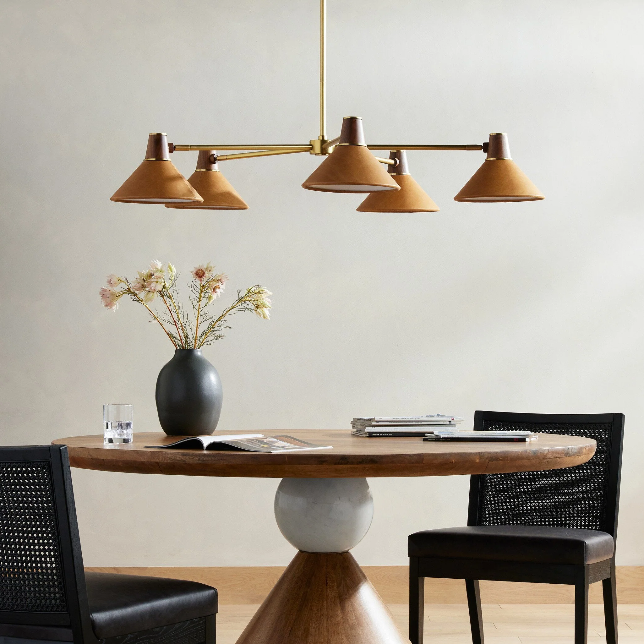 Cullen Chandelier - Aged Brass - Image 3