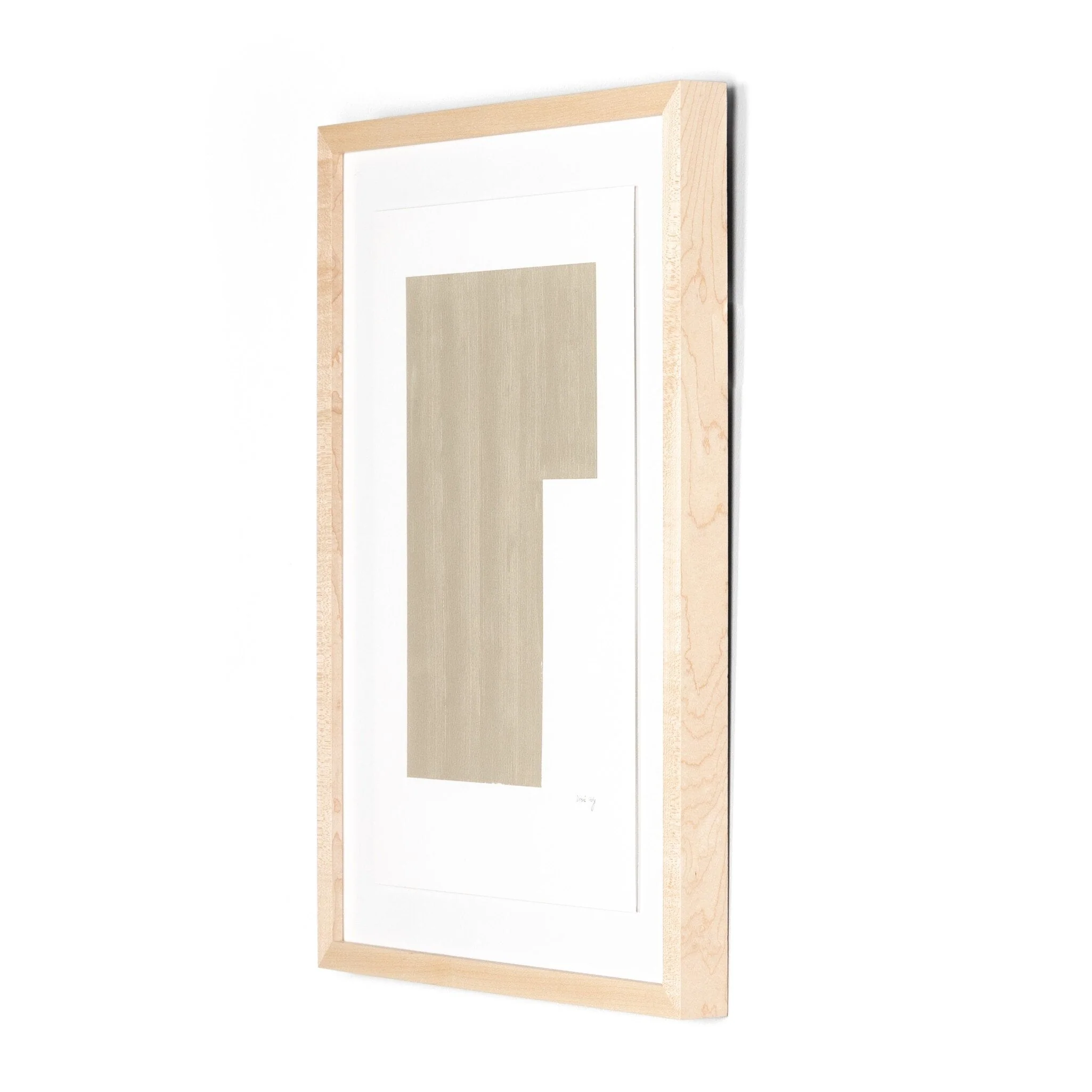 Negative In Taupe by The Holly Collective - Natural 2.5 Maple - Image 2