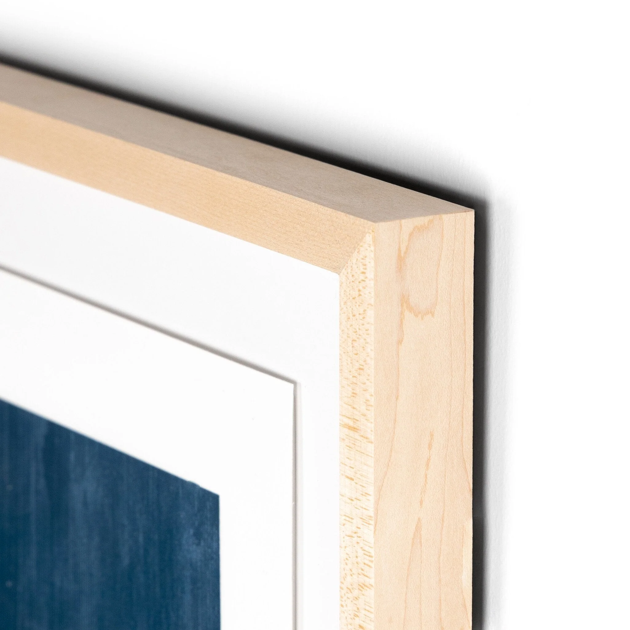 Negative II In Blue by The Holly Collective - Natural 2.5 Maple - Image 3