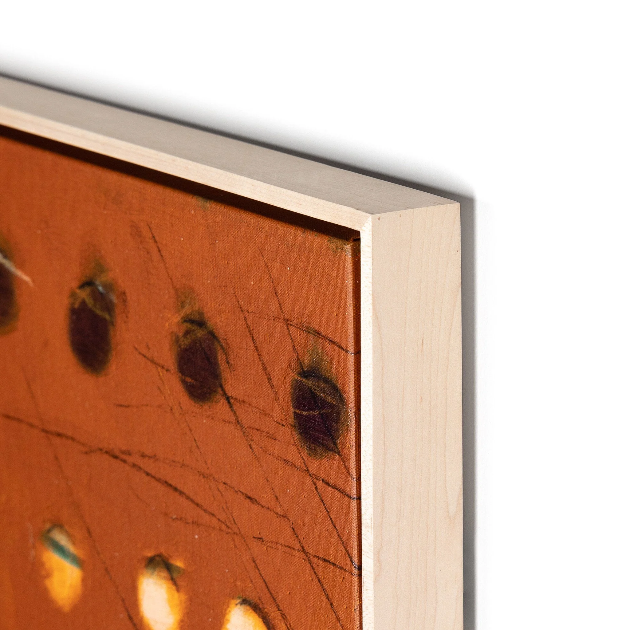 X Spot Rust by Jamie Beckwith	 - Natural Maple Floater - Image 3