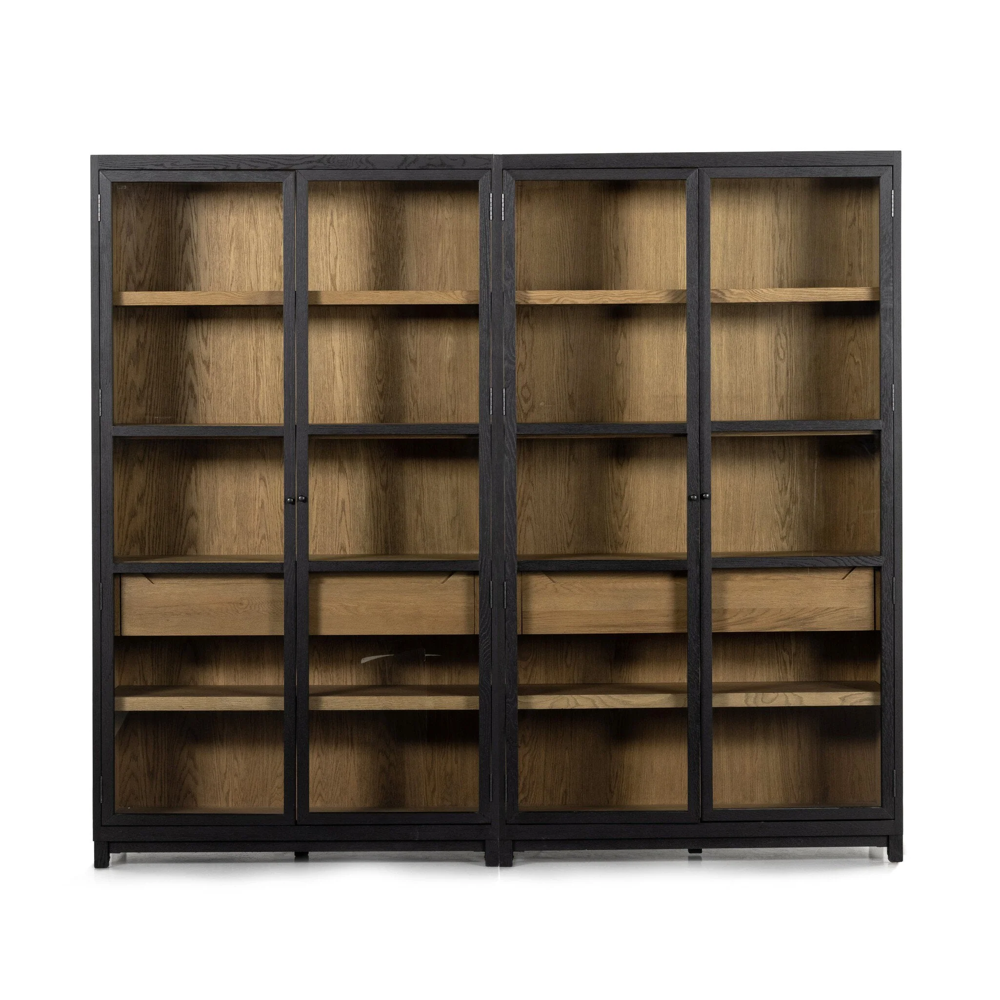 Millie Double Cabinet – Drifted Oak Veneer