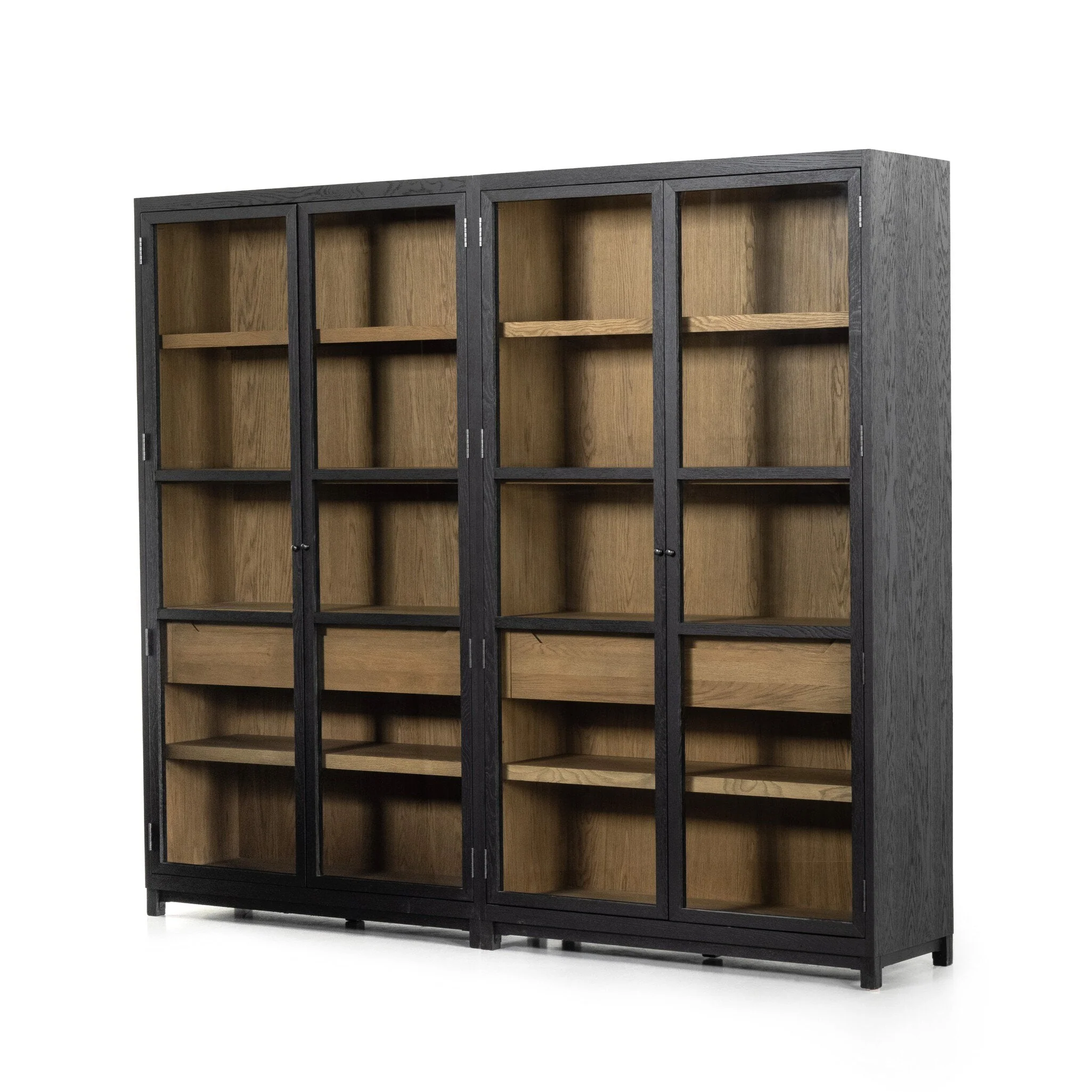 Millie Double Cabinet - Drifted Oak Veneer - Image 2