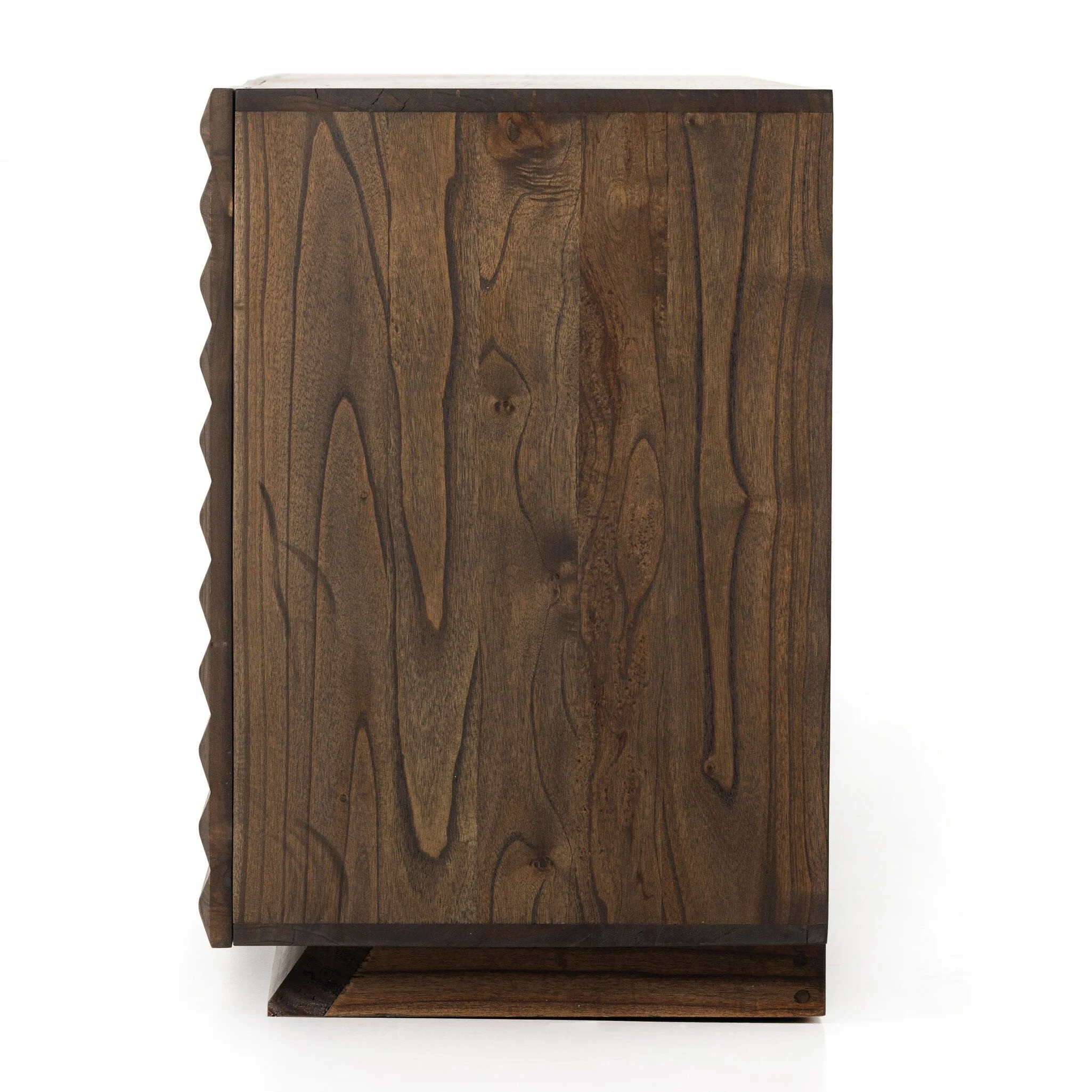 Tussac Media Console - Matte Brown Neem - Image 3