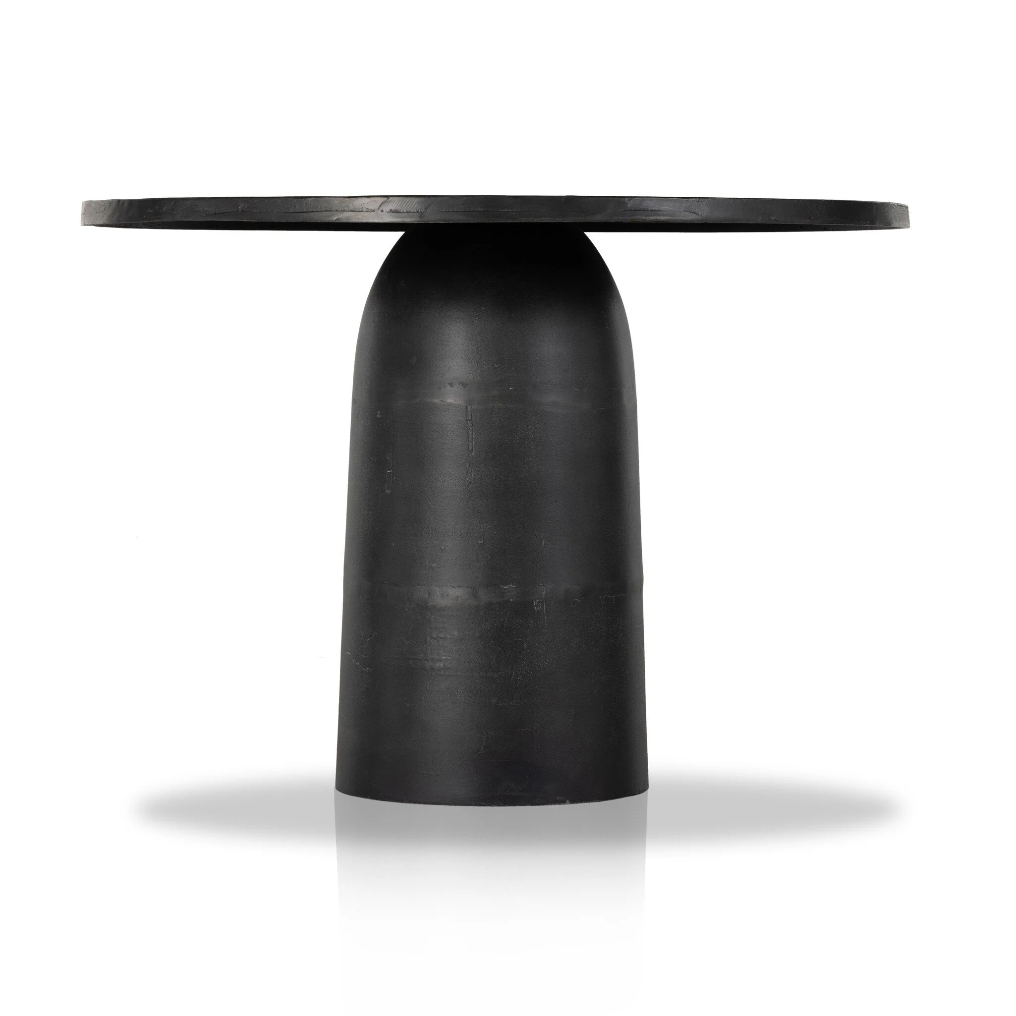 Basil Outdoor Dining Table 42″ – Aged Grey