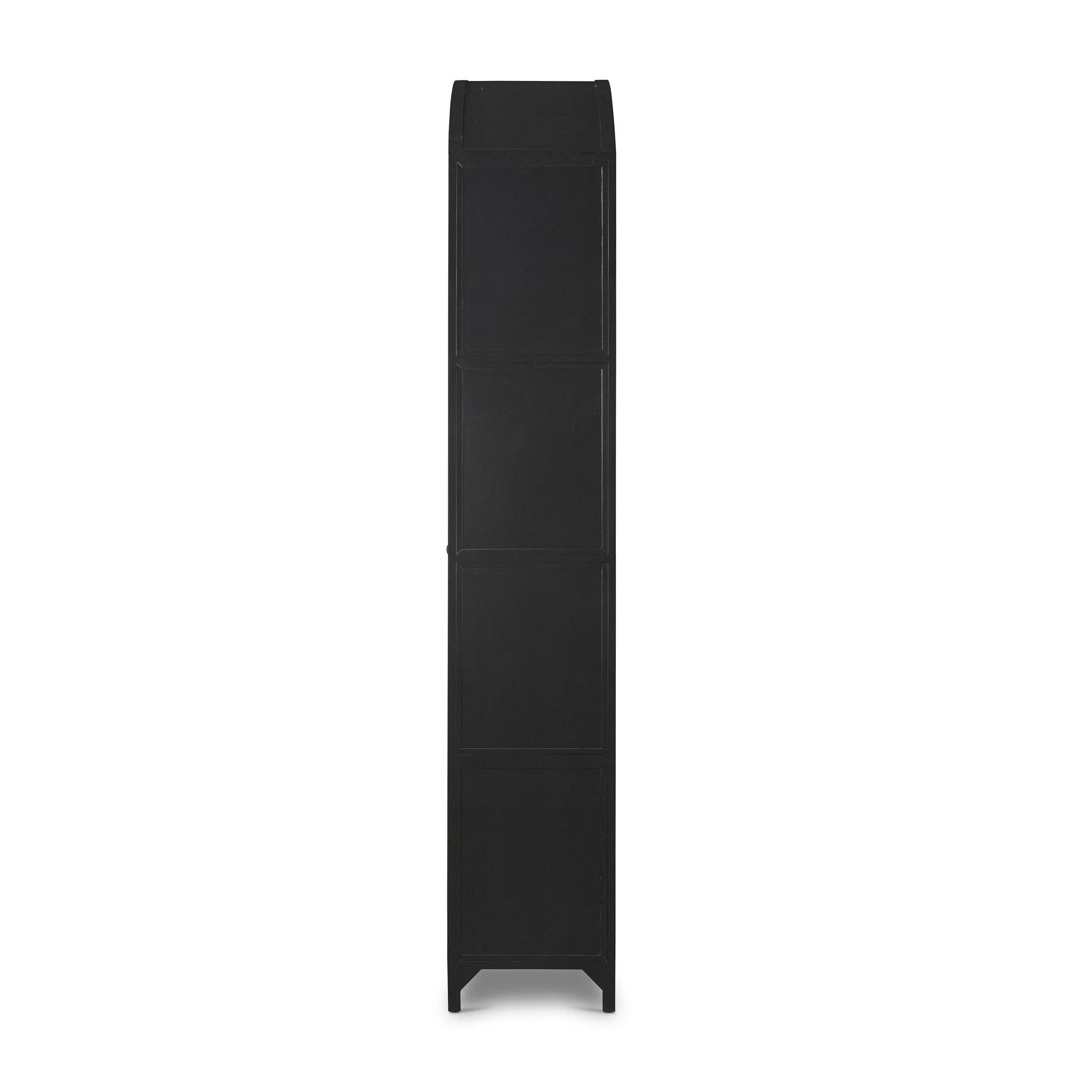 Belmont Wide Metal Cabinet - Black - Image 3