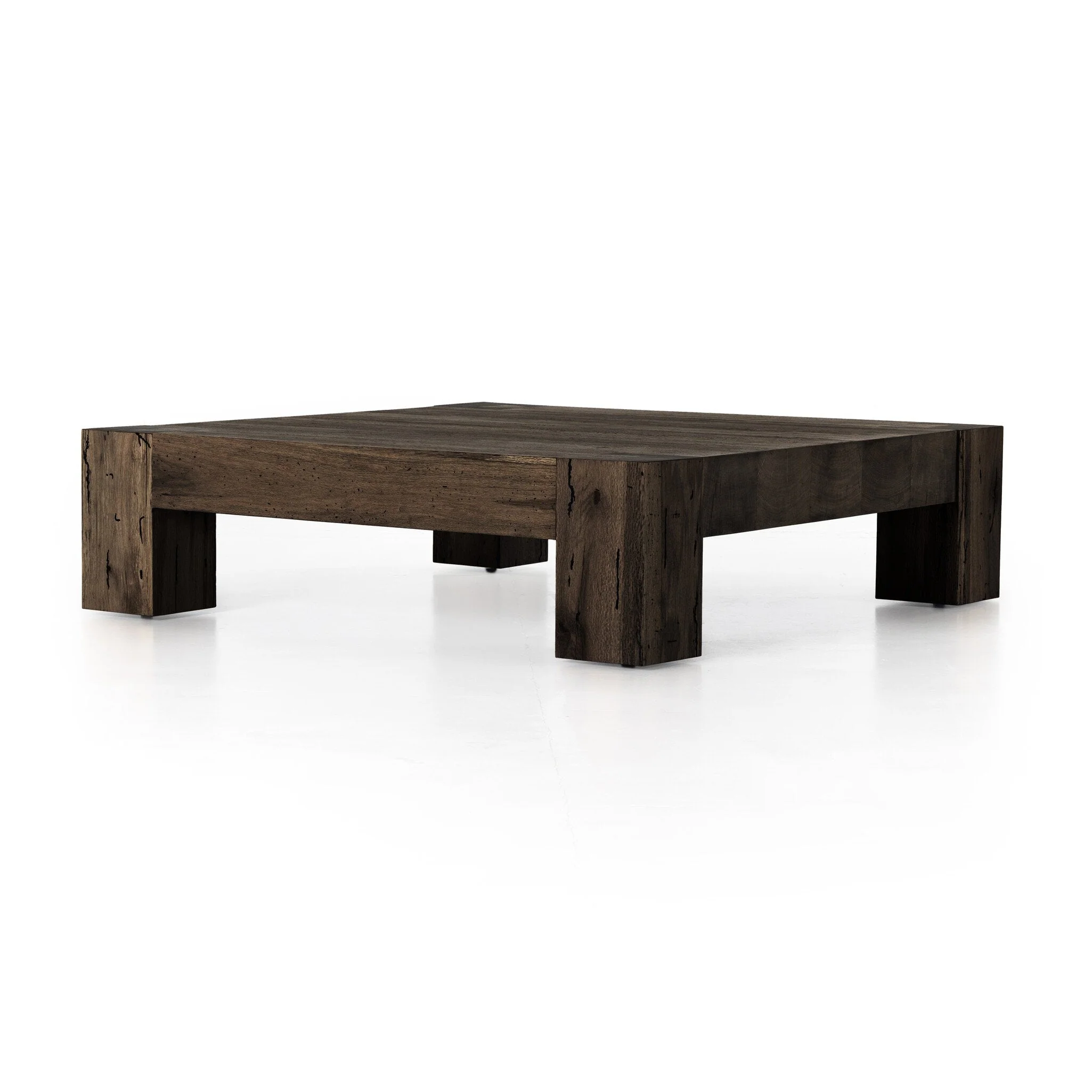 Abaso Coffee Table - Ebony Rustic Wormwood Oak - Image 2