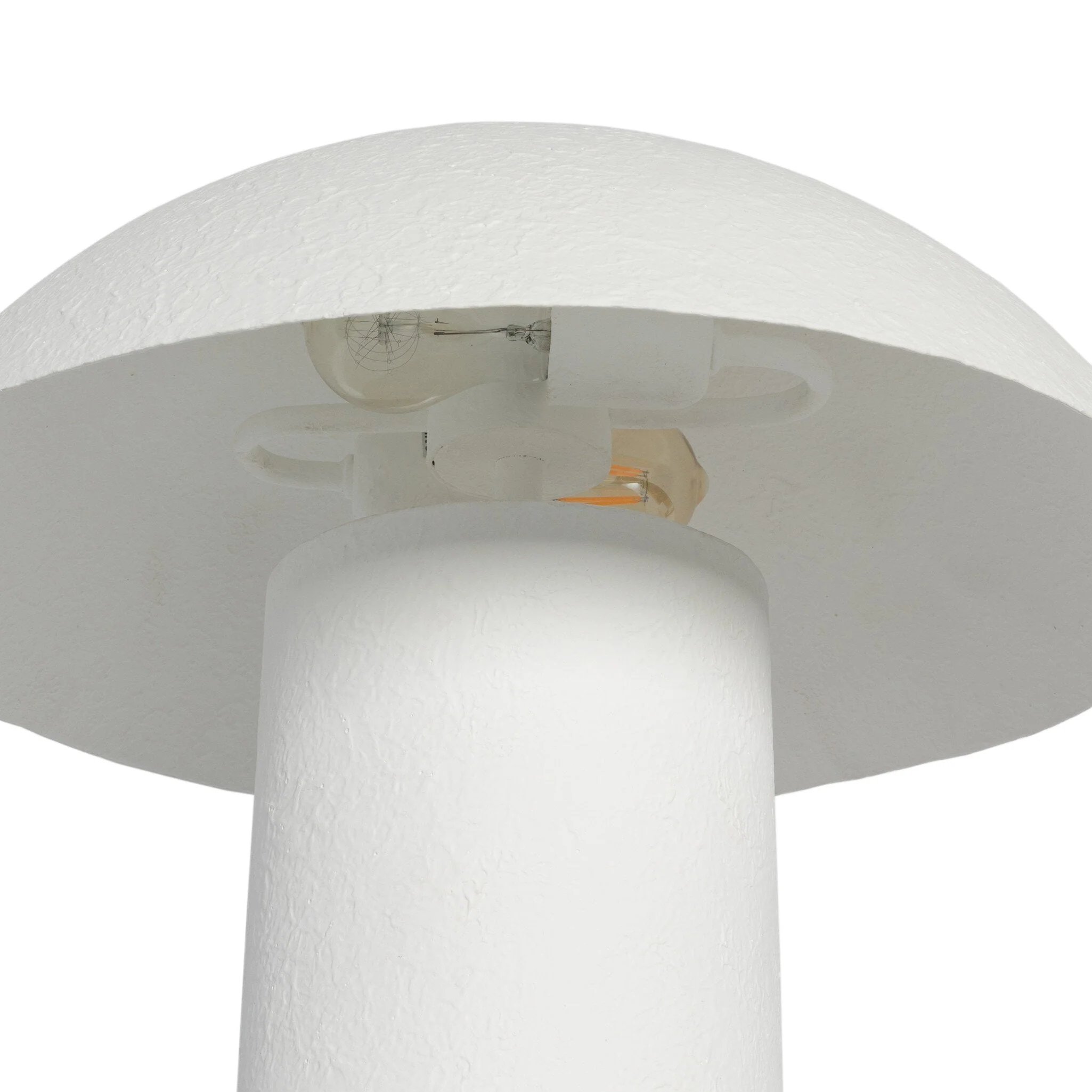 Santorini Table Lamp - Matte White Plaster - Image 3