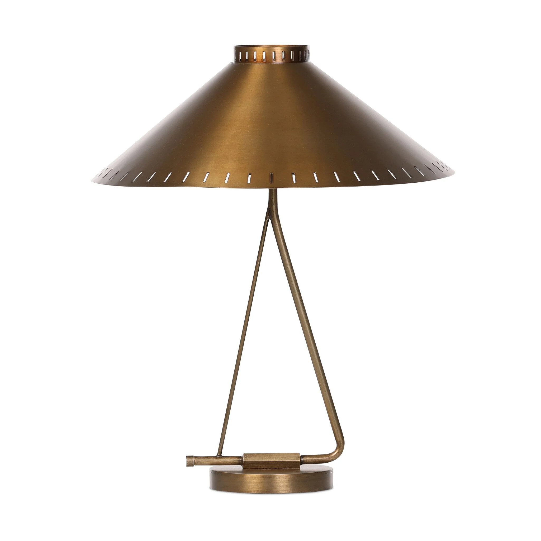 Egon Table Lamp - Antique Brass Iron - Image 1