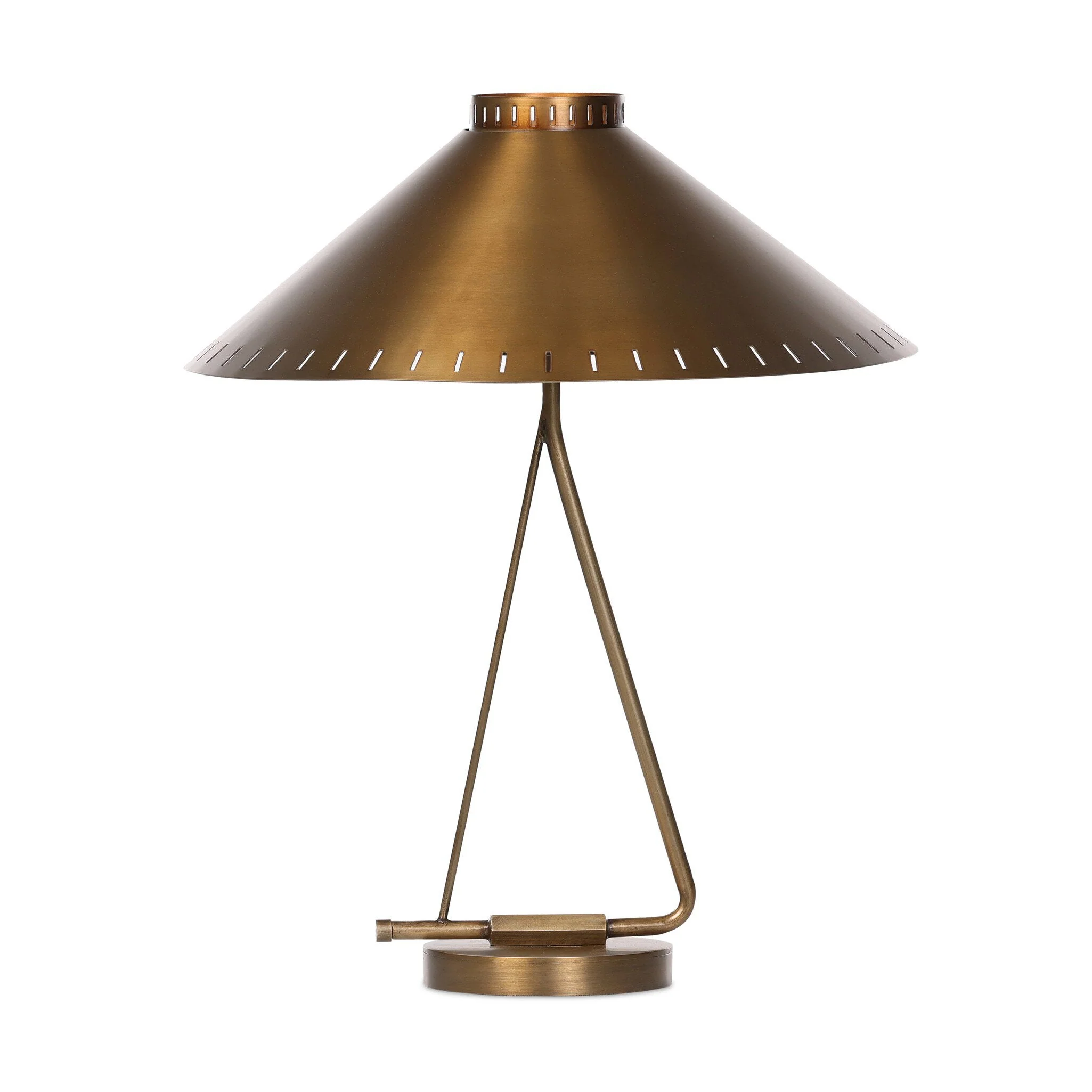Egon Table Lamp - Antique Brass Iron - Image 2