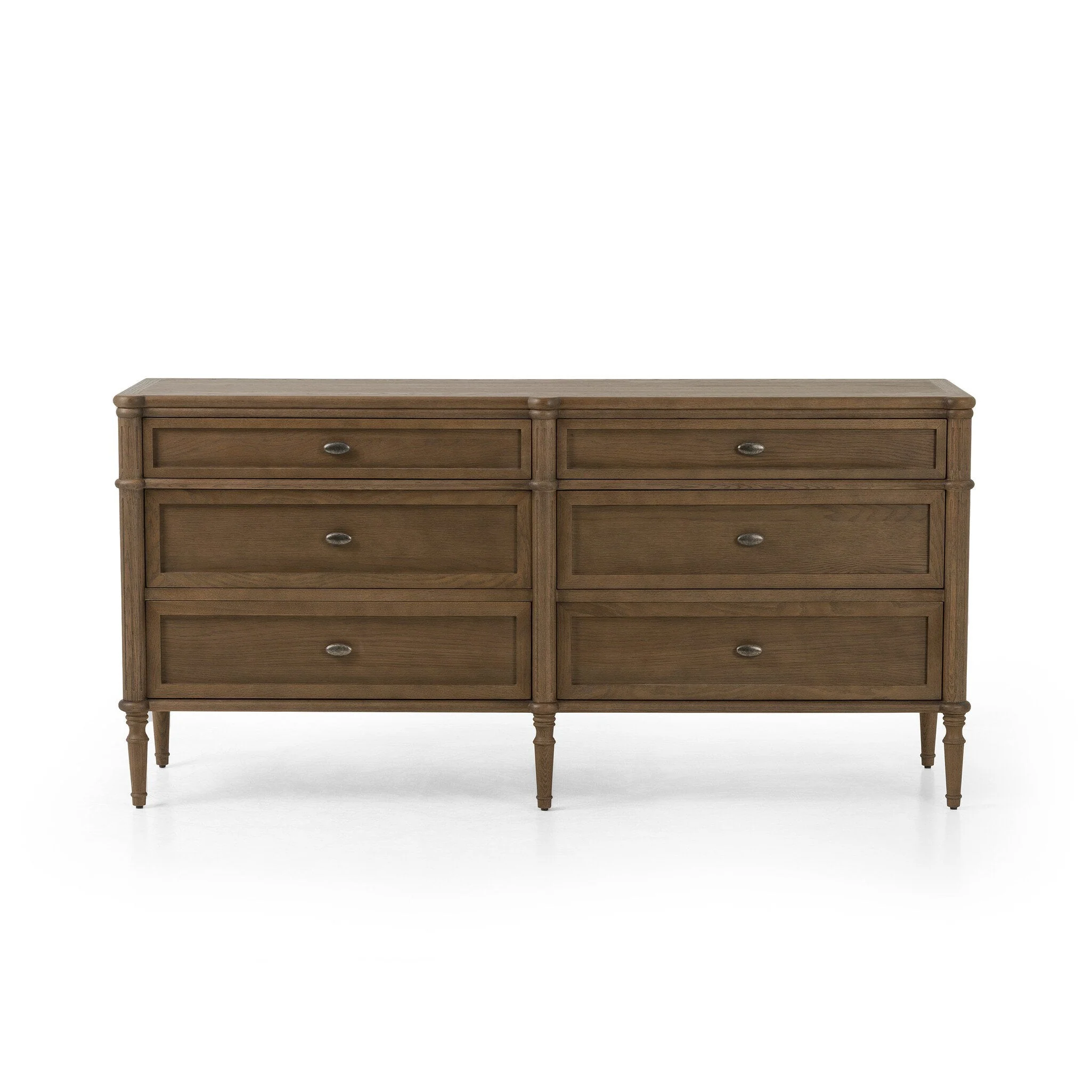 Toulouse 6 Drawer Dresser - Toasted Oak Veneer - Image 1