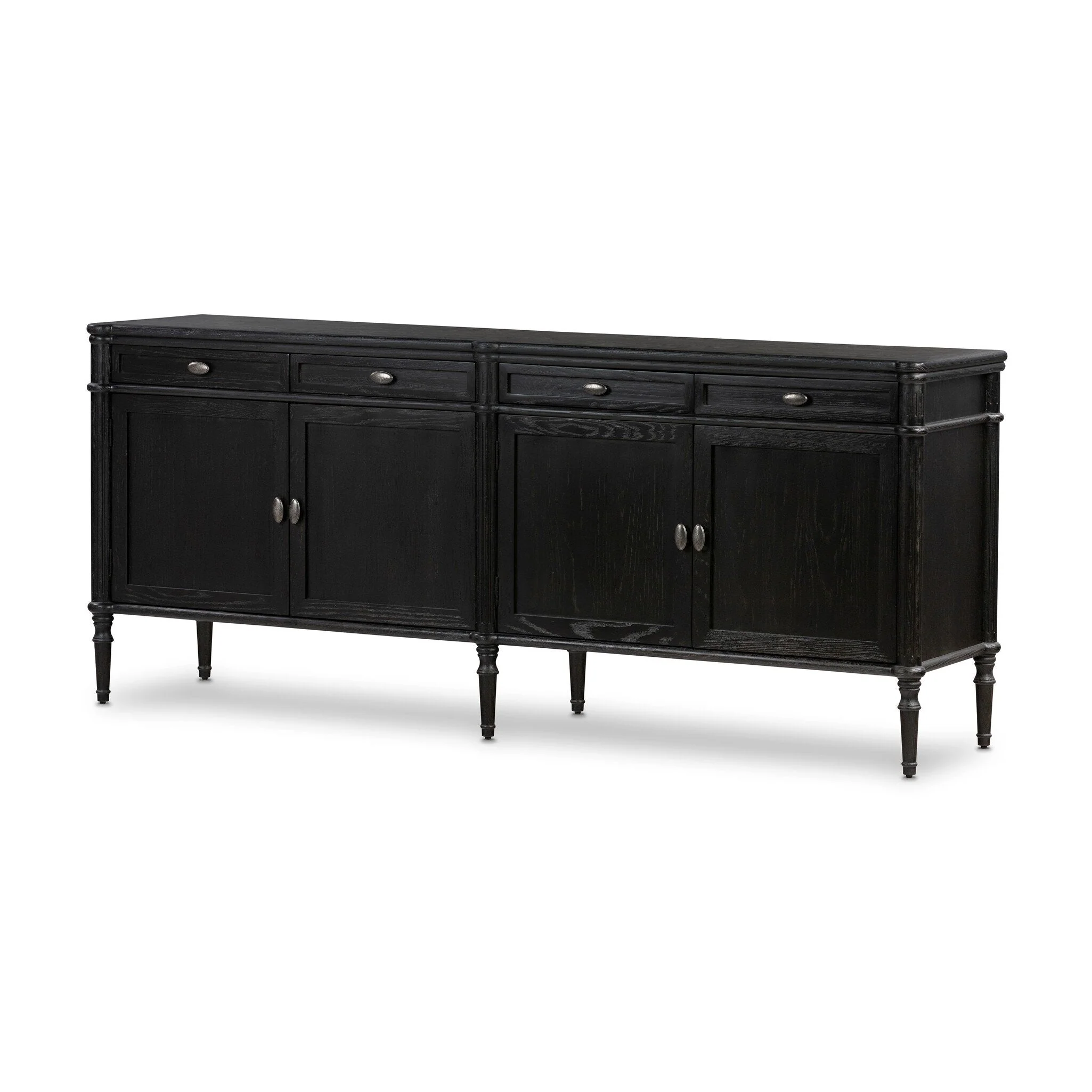 Toulouse Sideboard - Distressed Black - Image 2