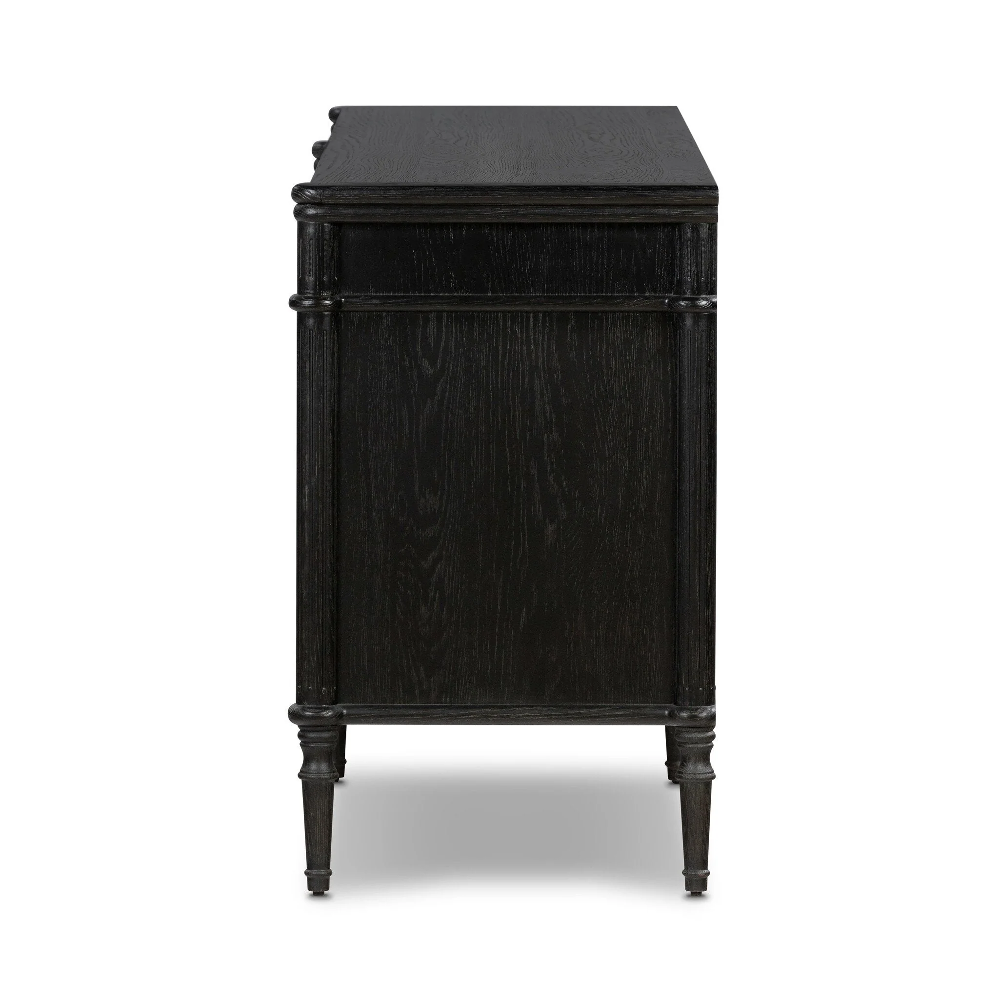 Toulouse Sideboard - Distressed Black - Image 3