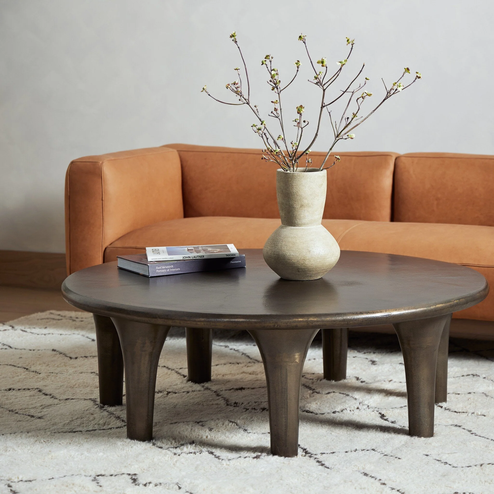 Kelden Coffee Table - Aged Bronze - Image 3