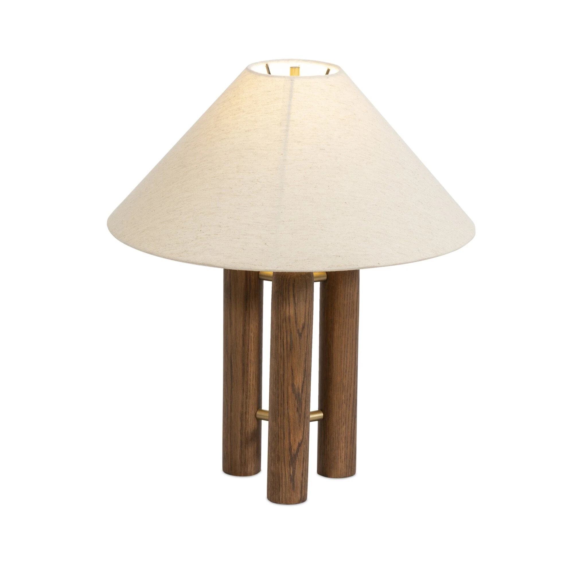 Medici Table Lamp - Warm Brown Oak - Image 2