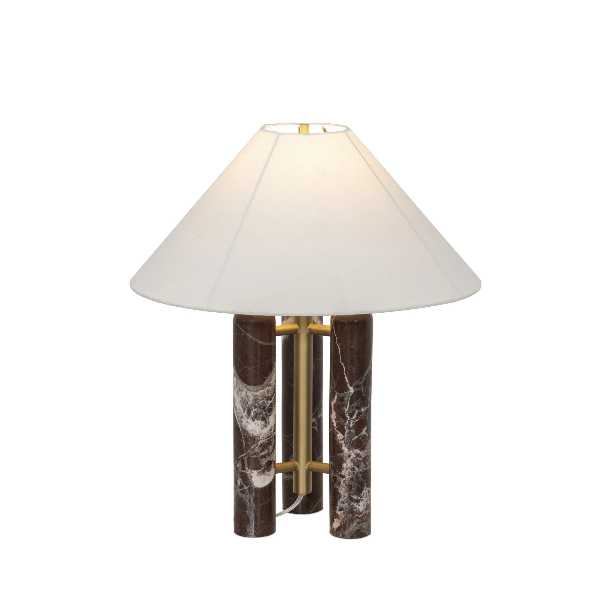 Medici Table Lamp - Merlot Marble - Image 2