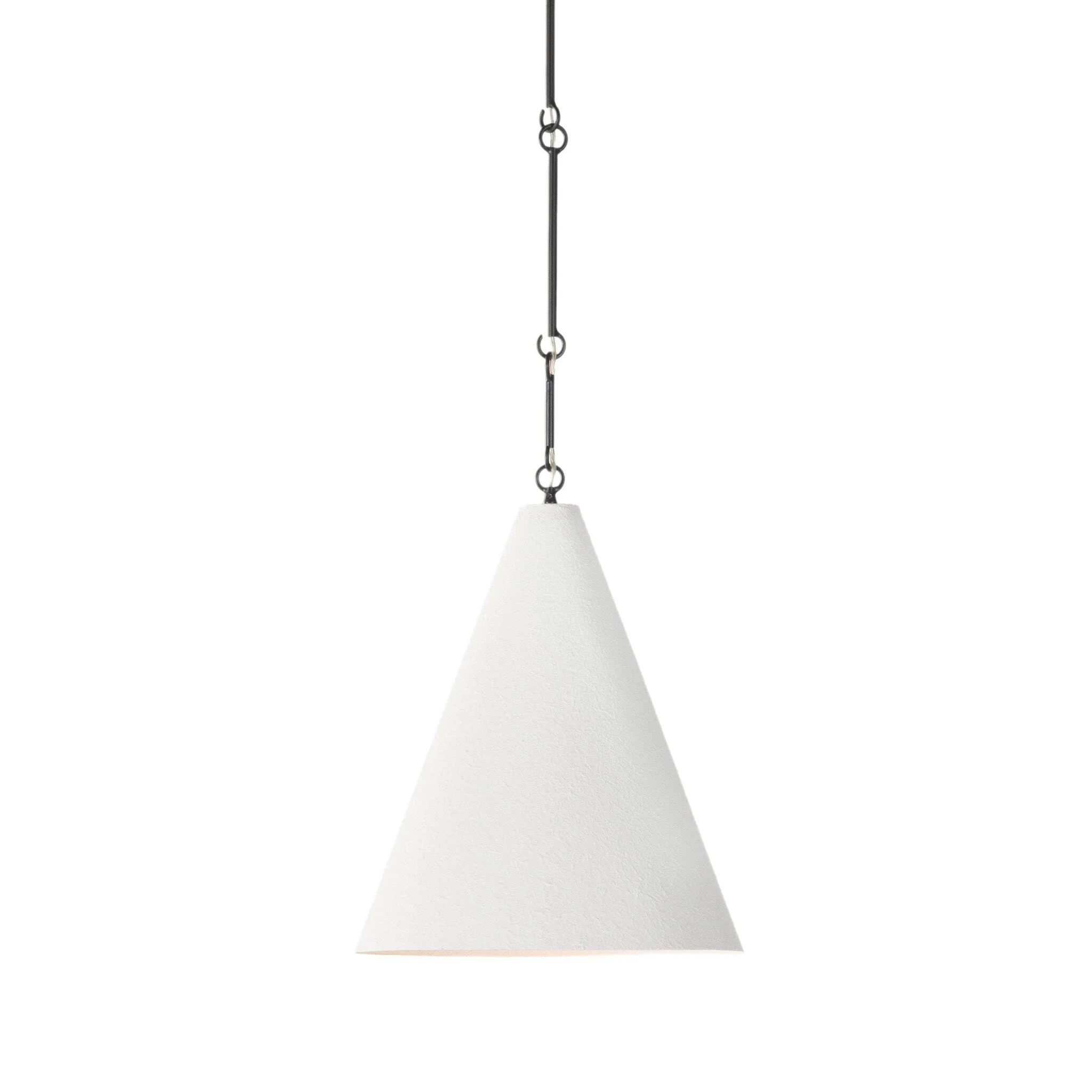 Grazia Pendant - Matte White Plaster - Image 2