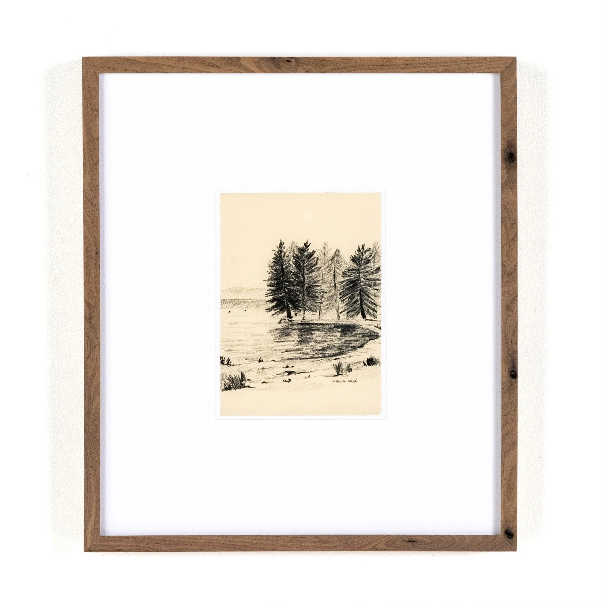 Serene I by Shaina Page – Rustic 2.5 Walnut