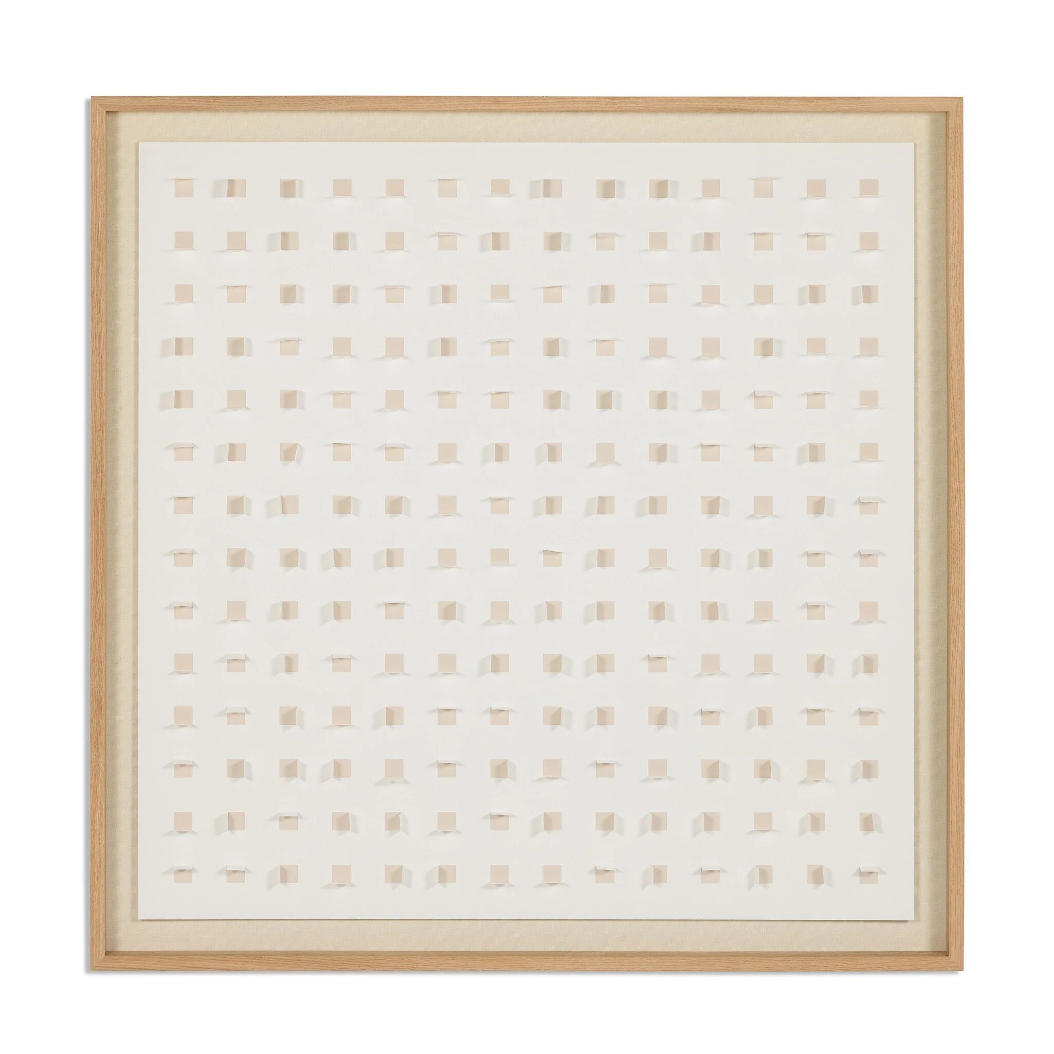See Through Sand by FH Art Studio – Vertical Grain 2.5 White Oak | 48″ x 48″