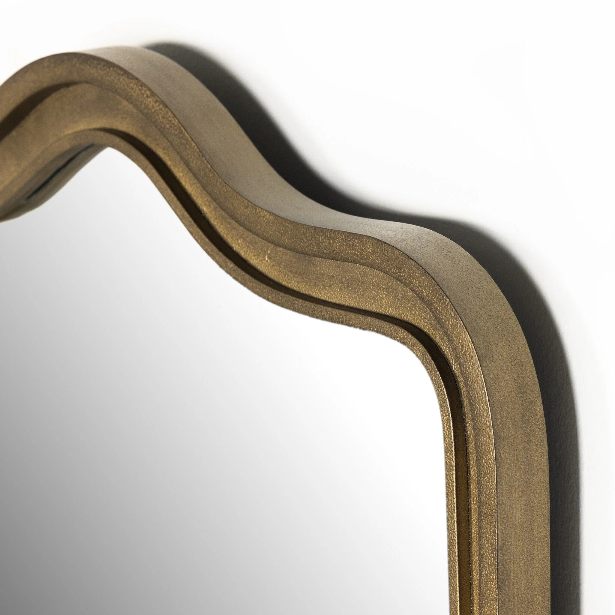 Effie Mirror - Raw Antique Brass Iron - Image 3