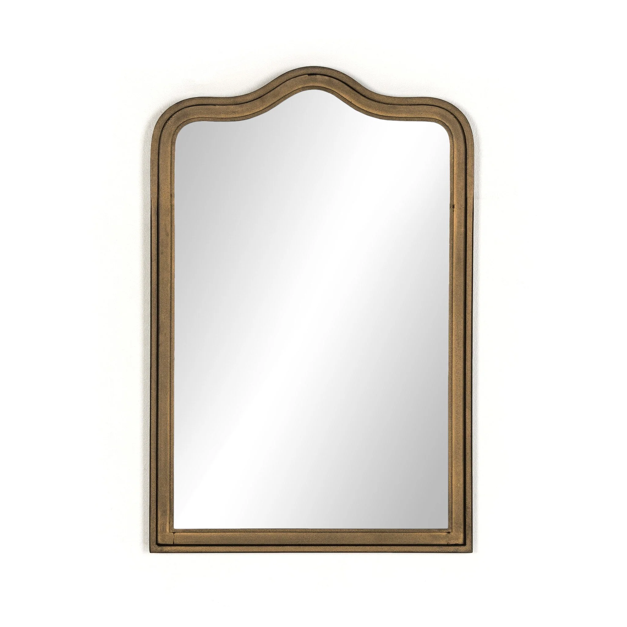 Effie Mirror - Raw Antique Brass Iron - Image 1