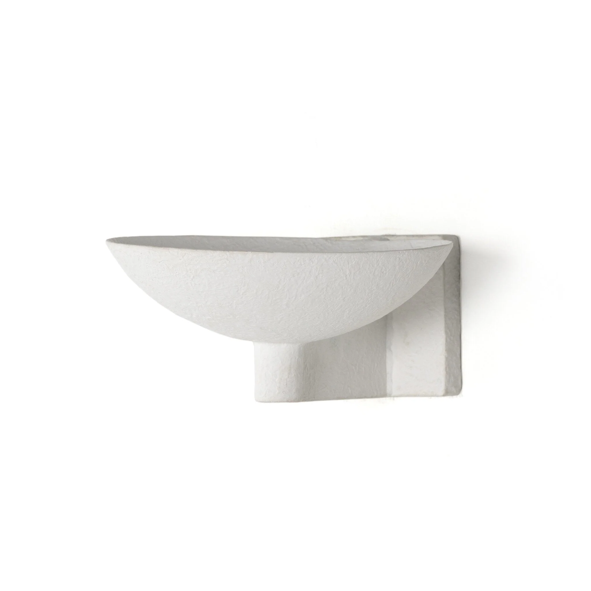 Santorini Sconce - Matte White Plaster - Image 1