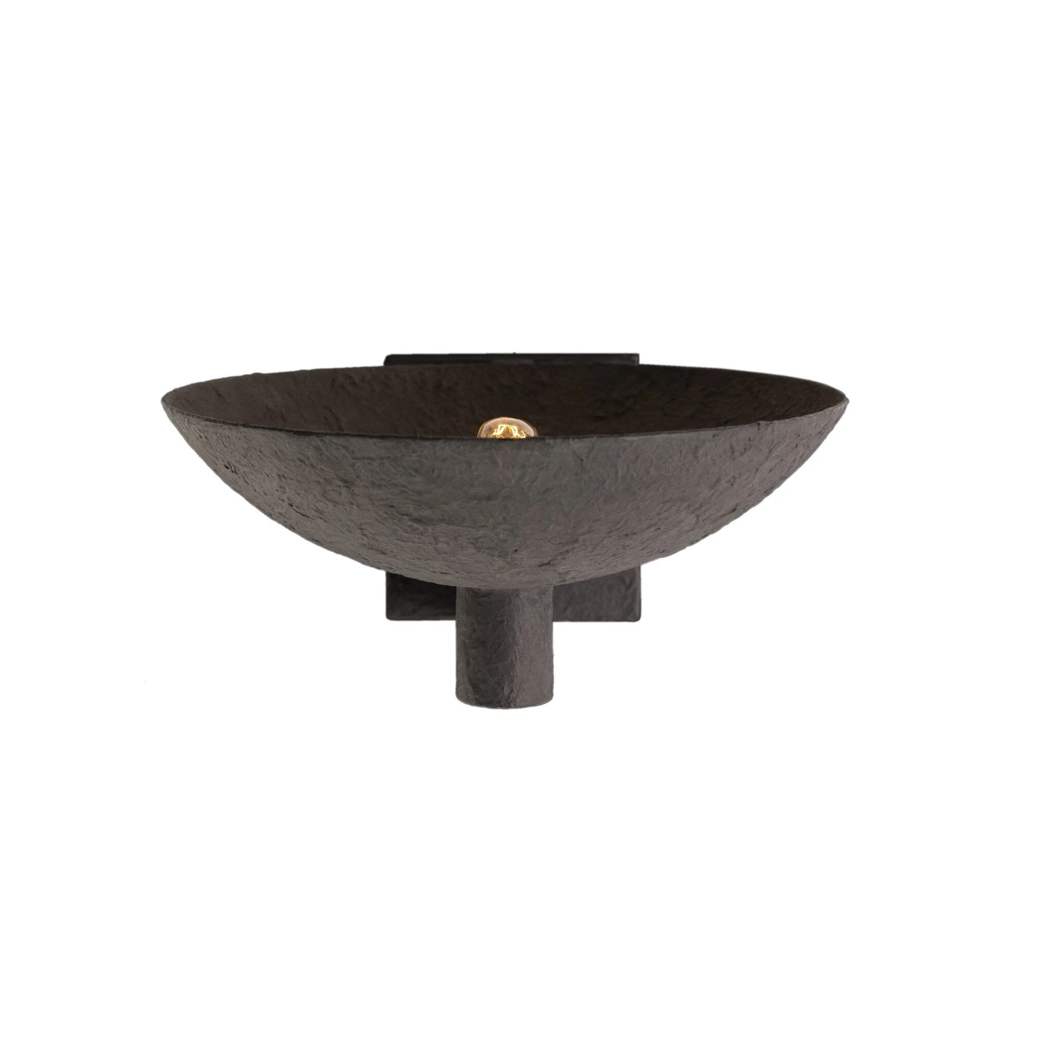 Santorini Sconce - Matte Black Plaster - Image 2