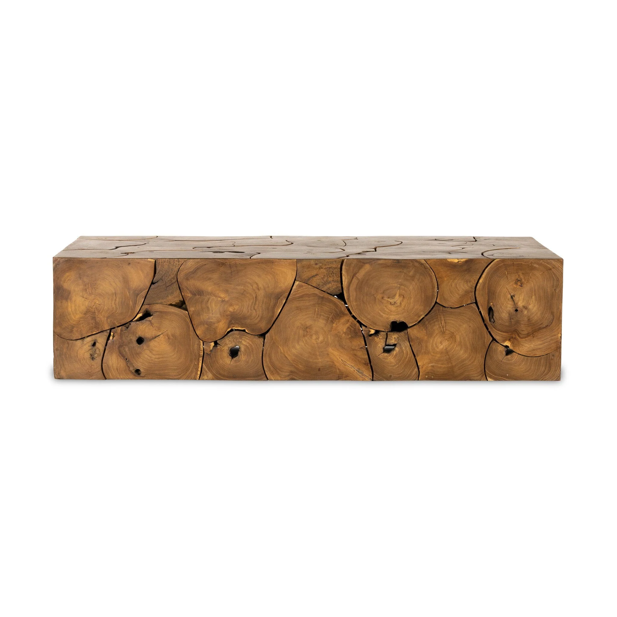 Tomlin Outdoor Coffee Table - Teak Root - Image 1