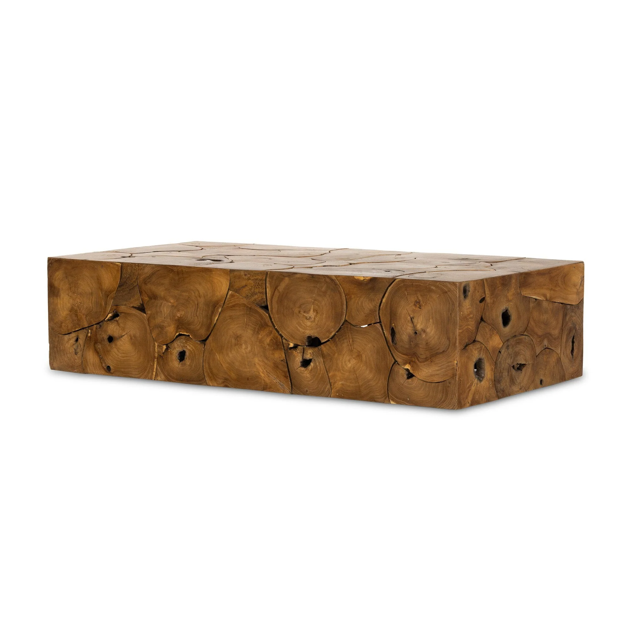 Tomlin Outdoor Coffee Table - Teak Root - Image 2