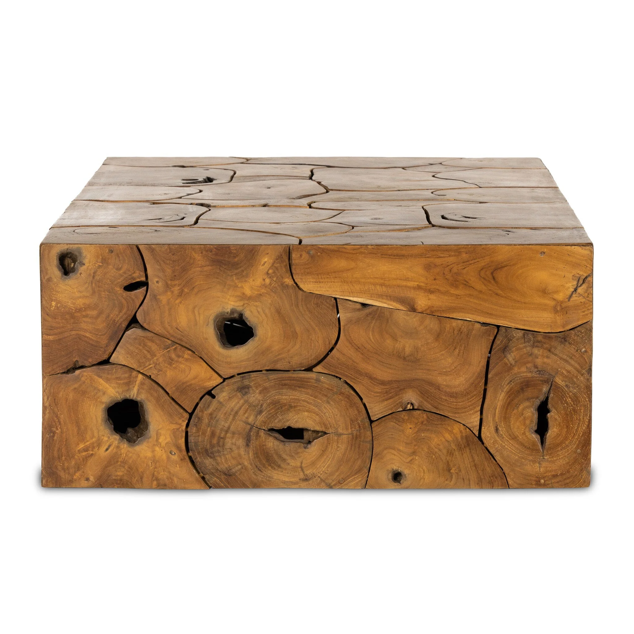 Tomlin Outdoor Coffee Table - Teak Root - Image 3