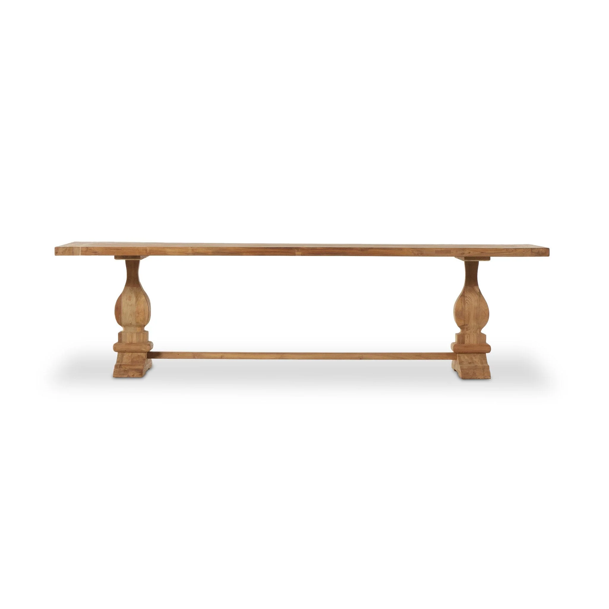 Novell Outdoor Dining Table-111" - Reclaimed Natural FSC - Image 1