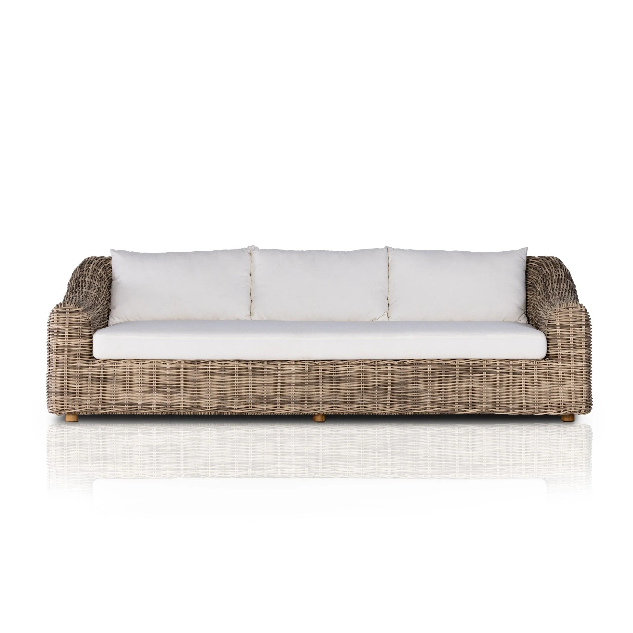Messina Outdoor Sofa - Venao Ivory - Image 1