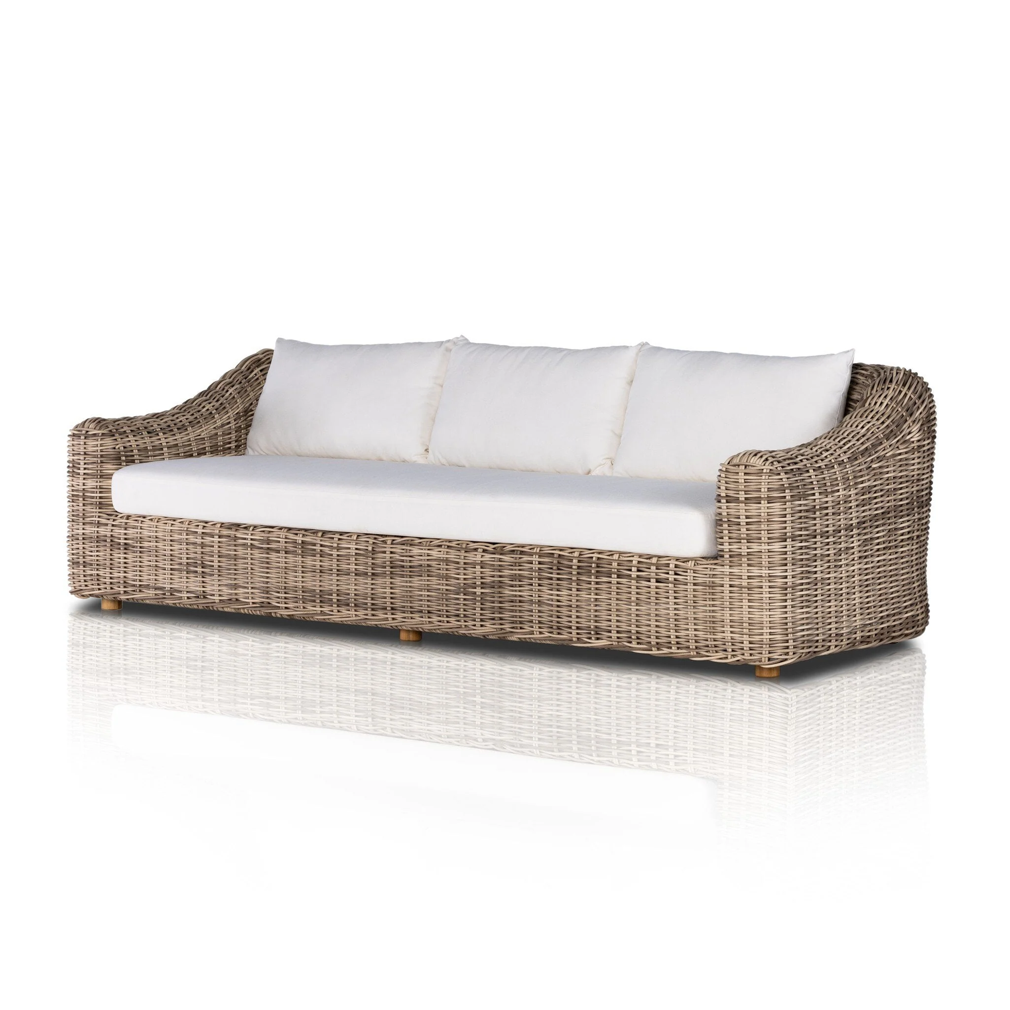 Messina Outdoor Sofa - Venao Ivory - Image 2