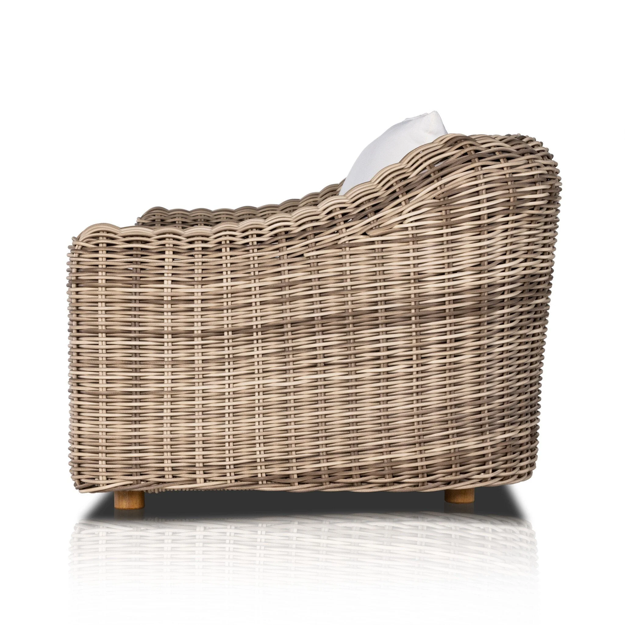 Messina Outdoor Sofa - Venao Ivory - Image 3