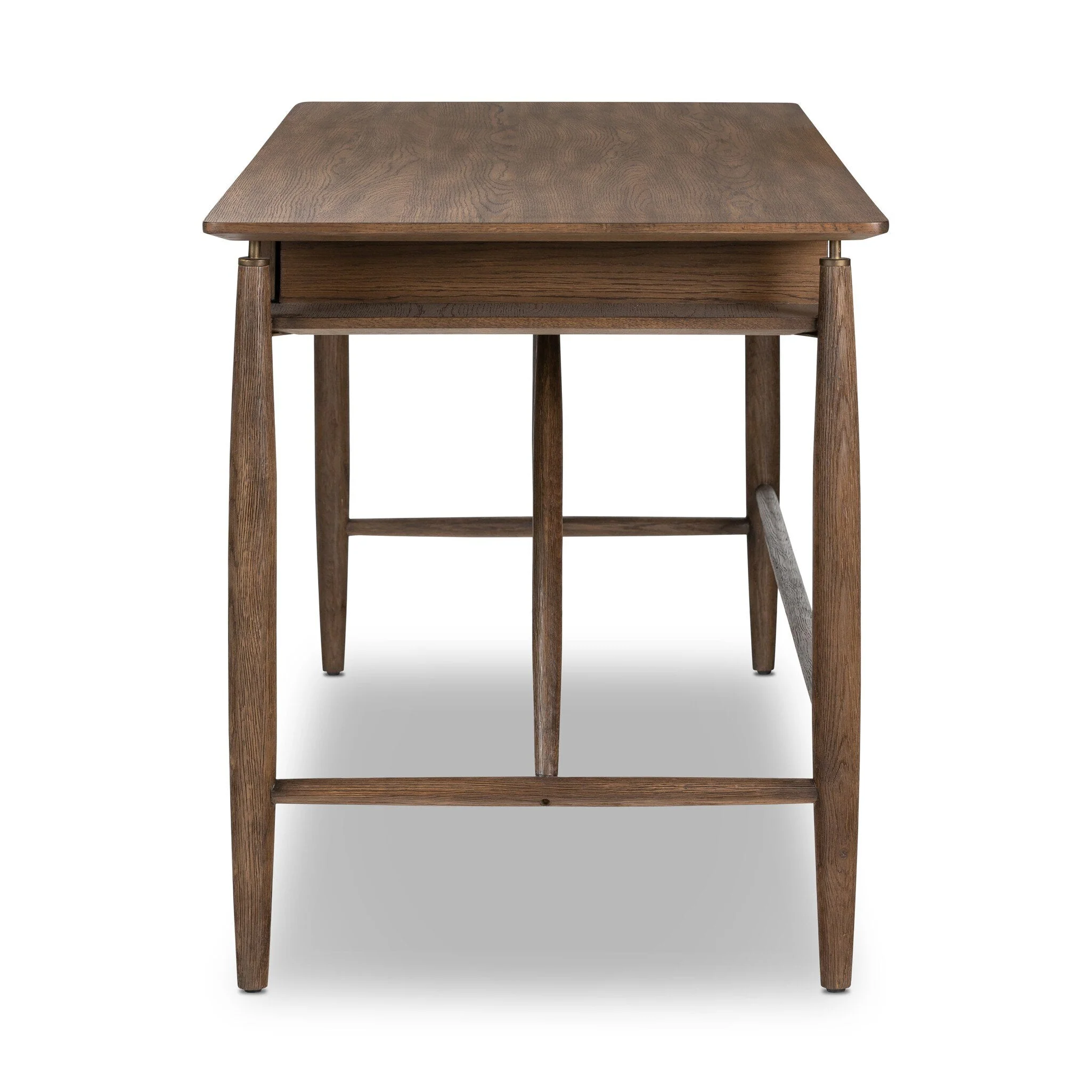 Markia Desk - Aged Oak Veneer - Image 3
