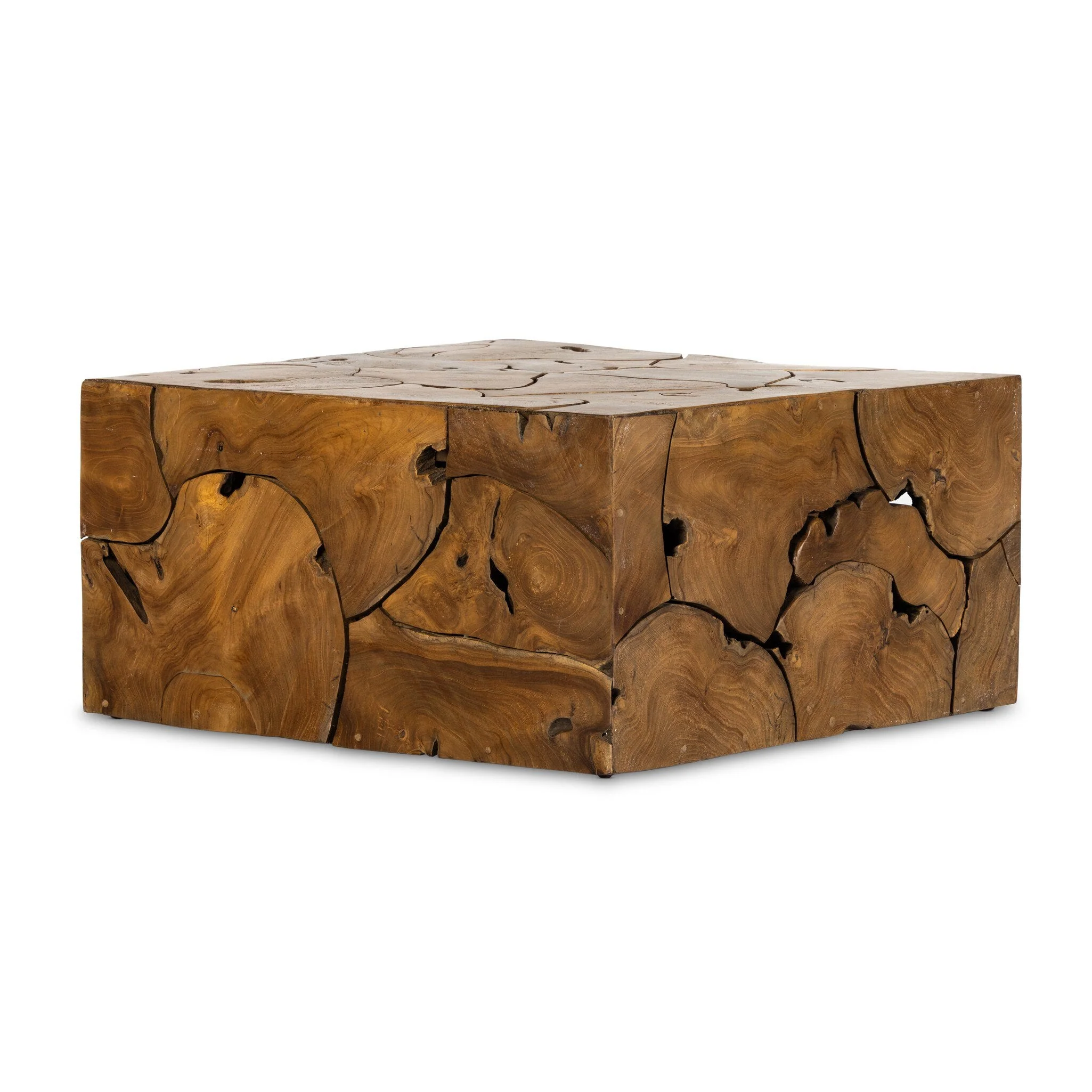 Tomlin Outdoor Bunching Table - Teak Root - Image 2