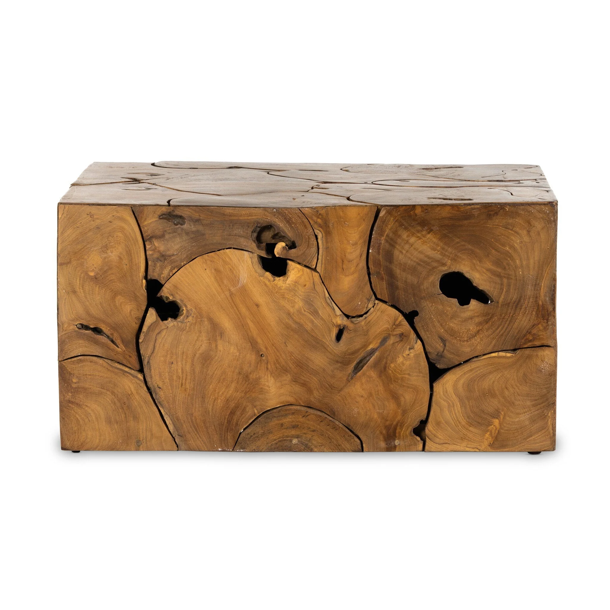 Tomlin Outdoor Bunching Table - Teak Root - Image 3
