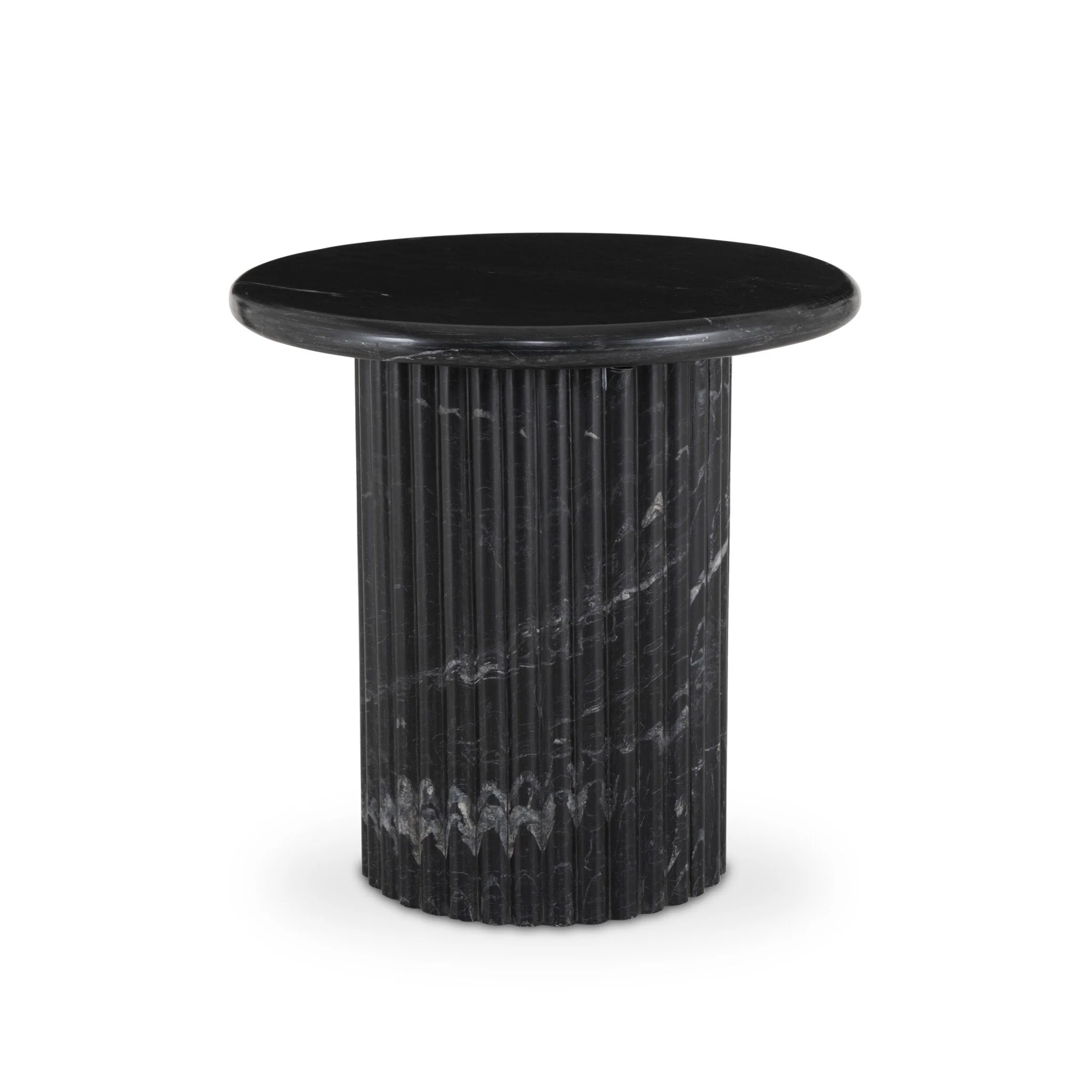 Oranda End Table - Black Marble - Image 1