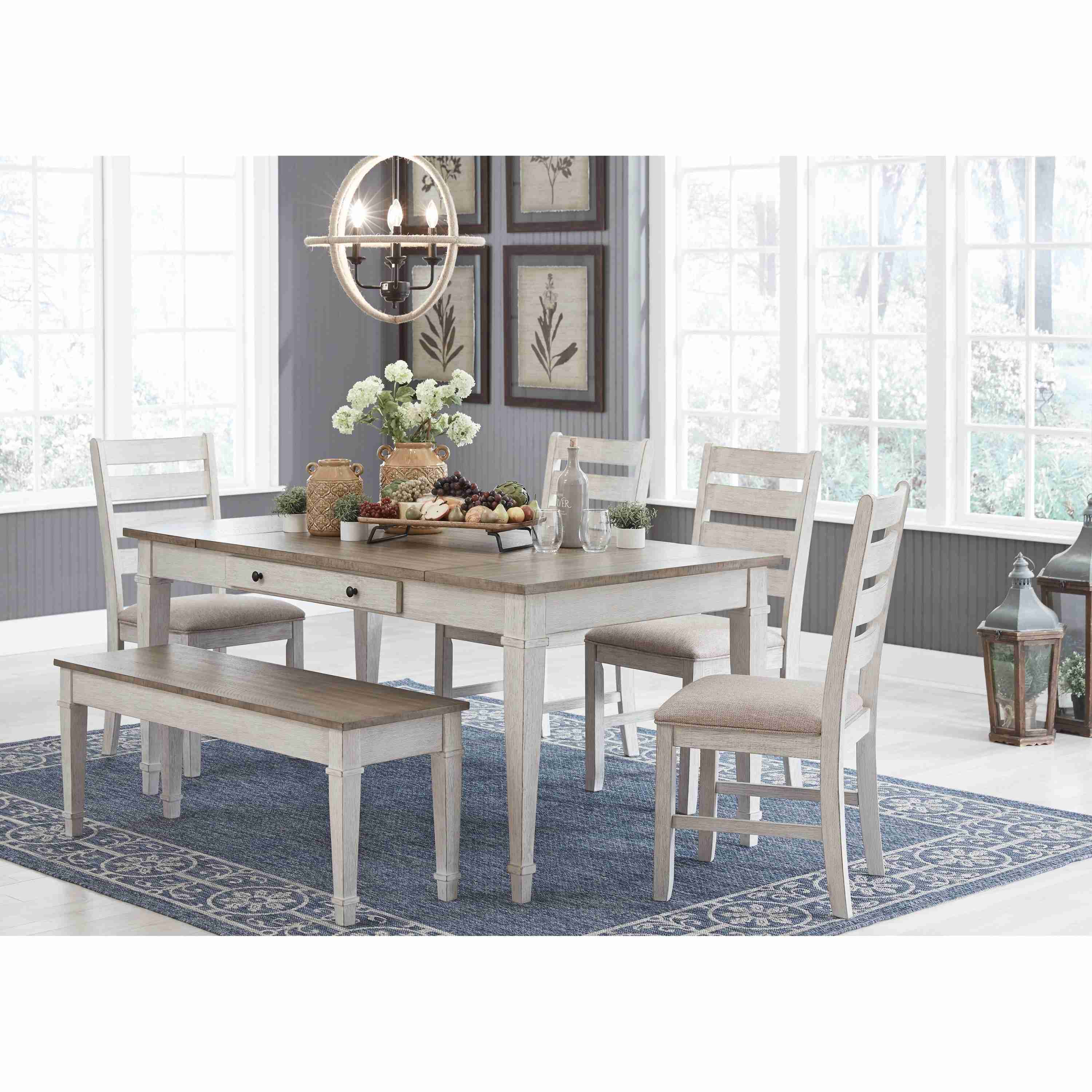 Signature Design by Ashley Skempton D394D5 6 pc Dining Set - Image 1